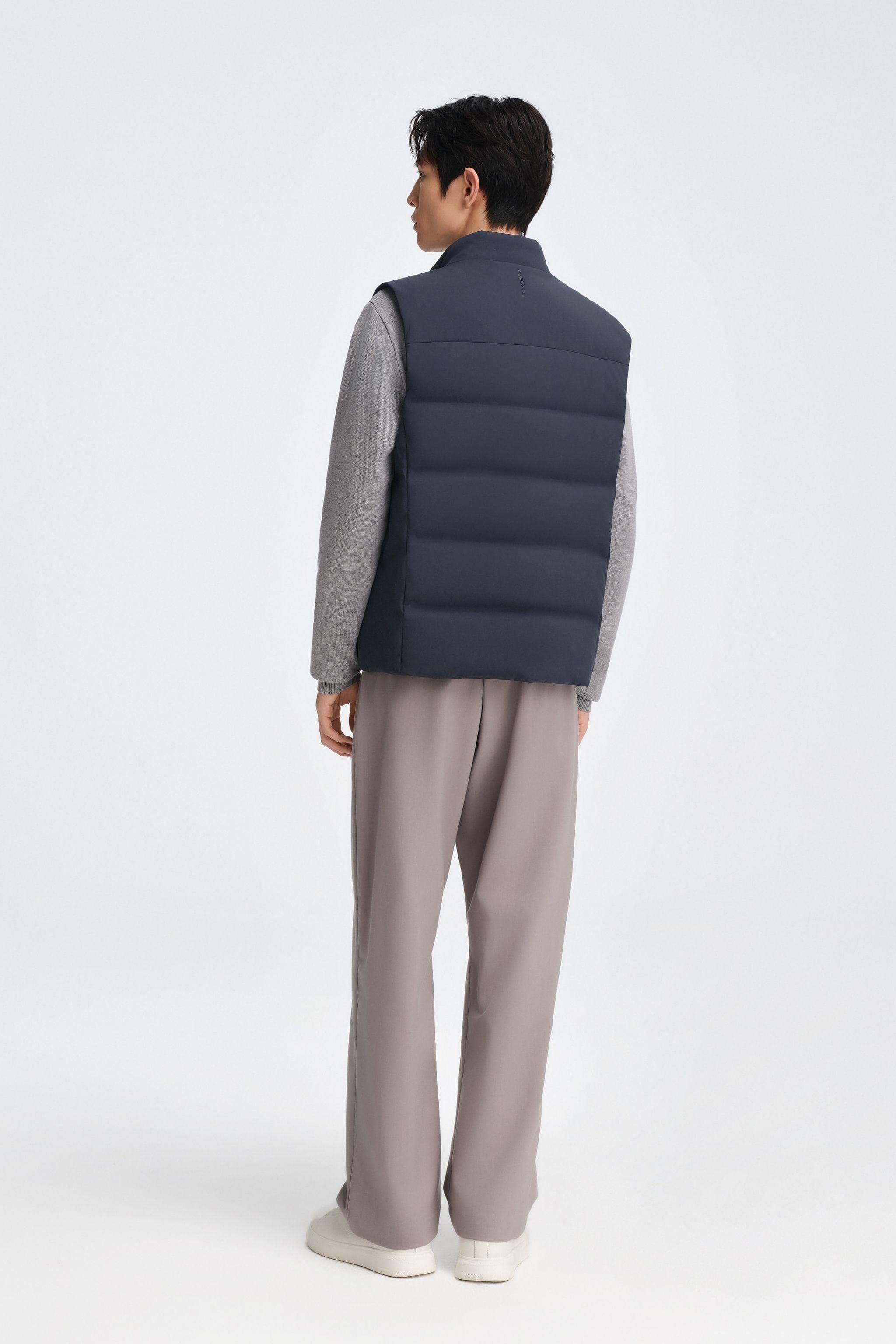Men's Goose Down Business Gilet - Image 4