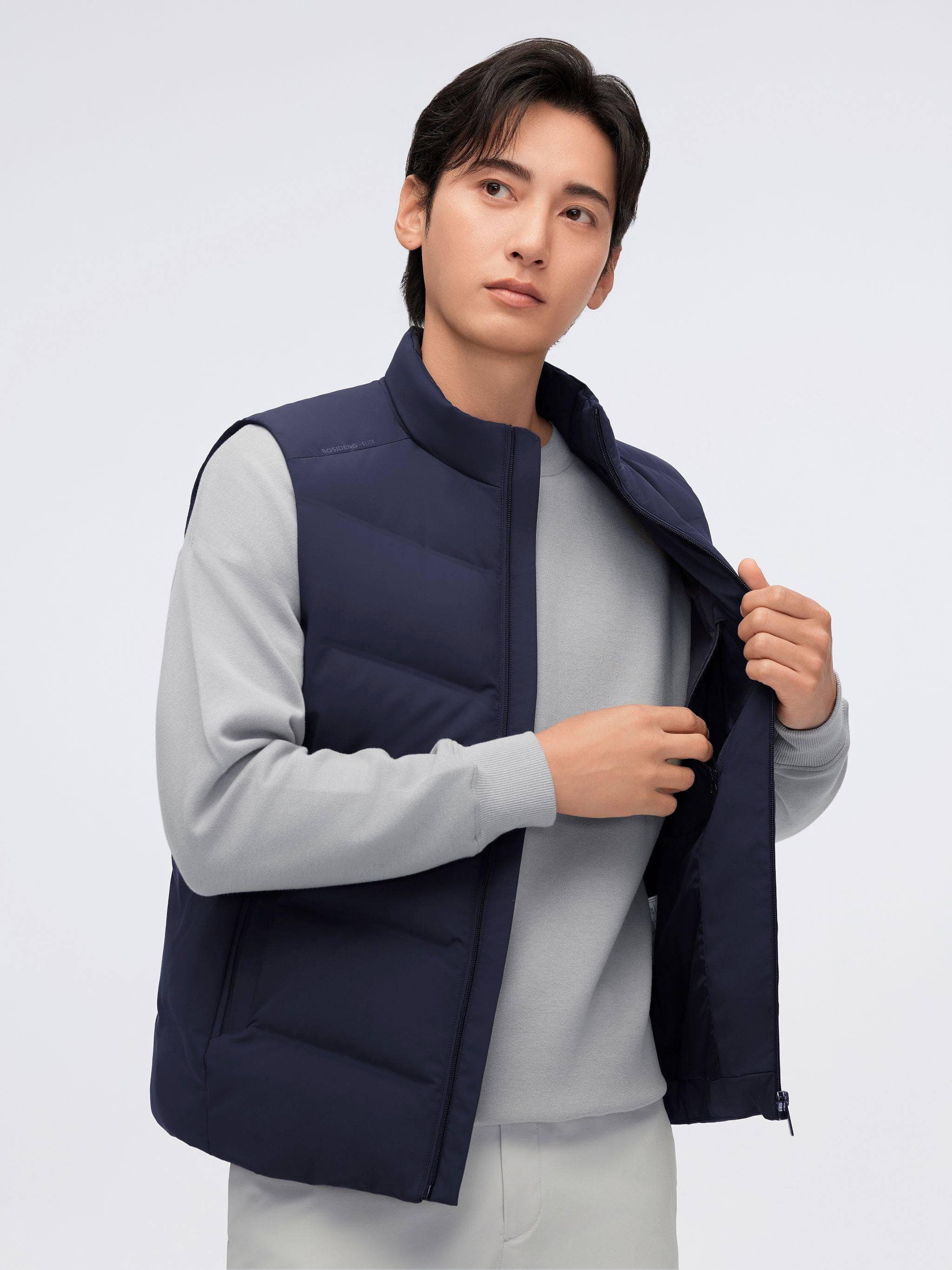 Men's Goose Down Smart Gilet 4101 - Image 10