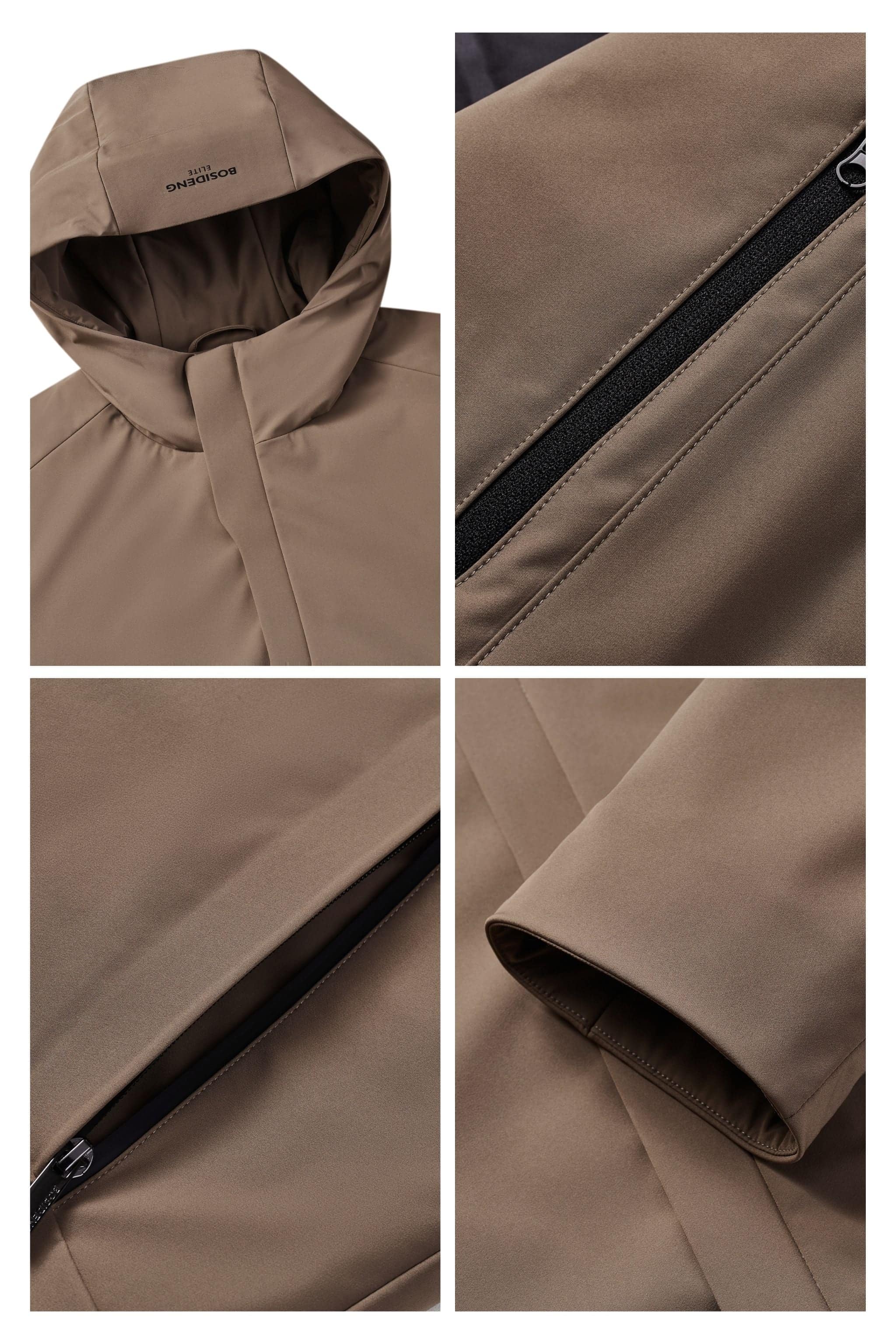 Men's Goose Down Windbreaker With Hood 4155 - Image 5