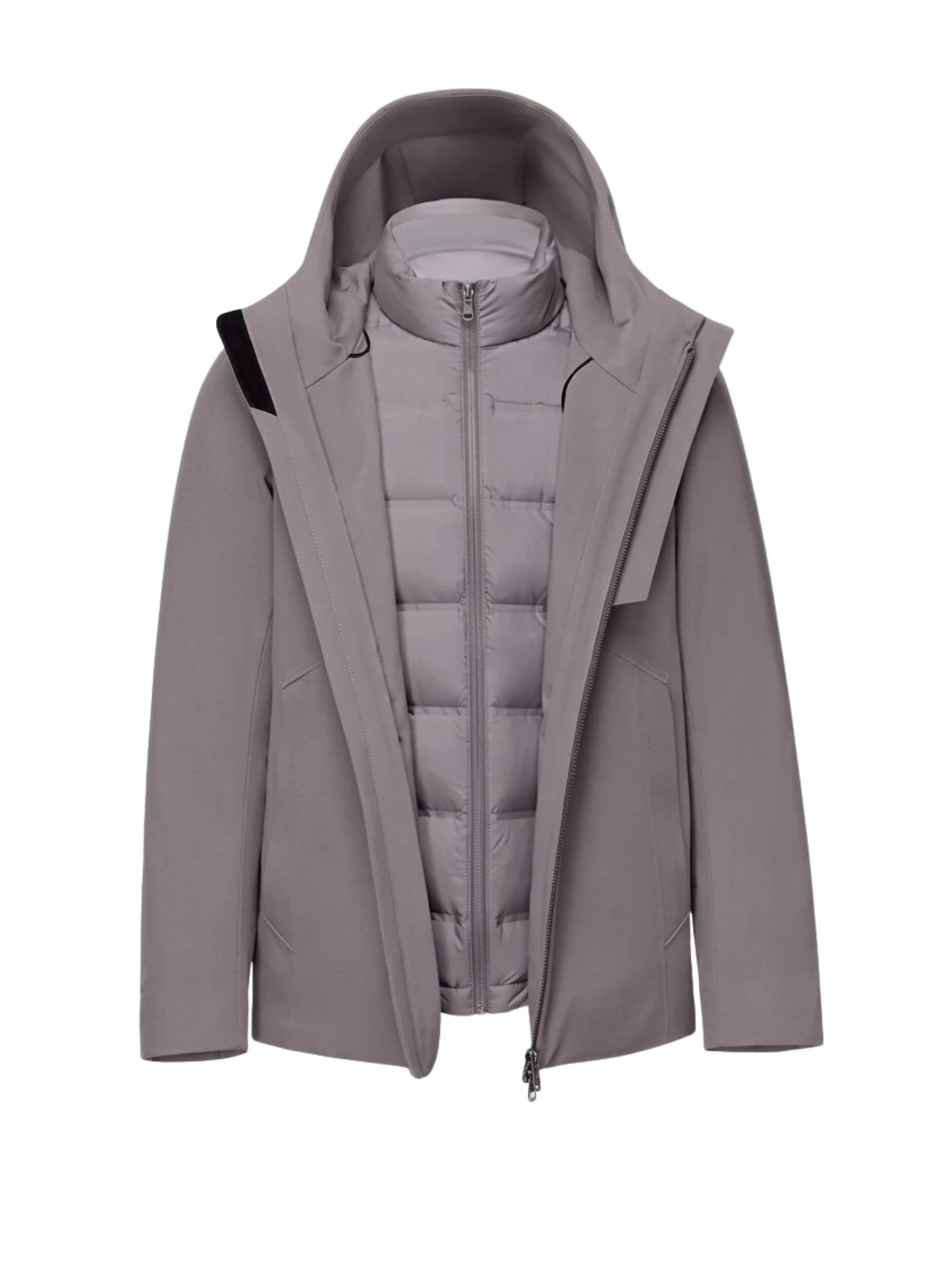 Men's Hooded 3 in 1 Goose Down Jacket 215 - Image 4