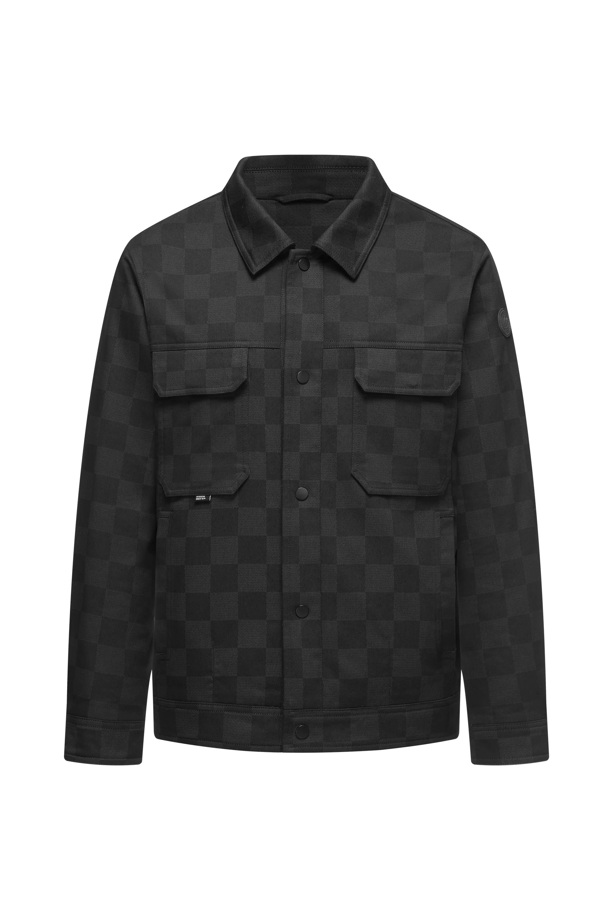 Men's Jacquard Fabric Down Jacket - Image 13