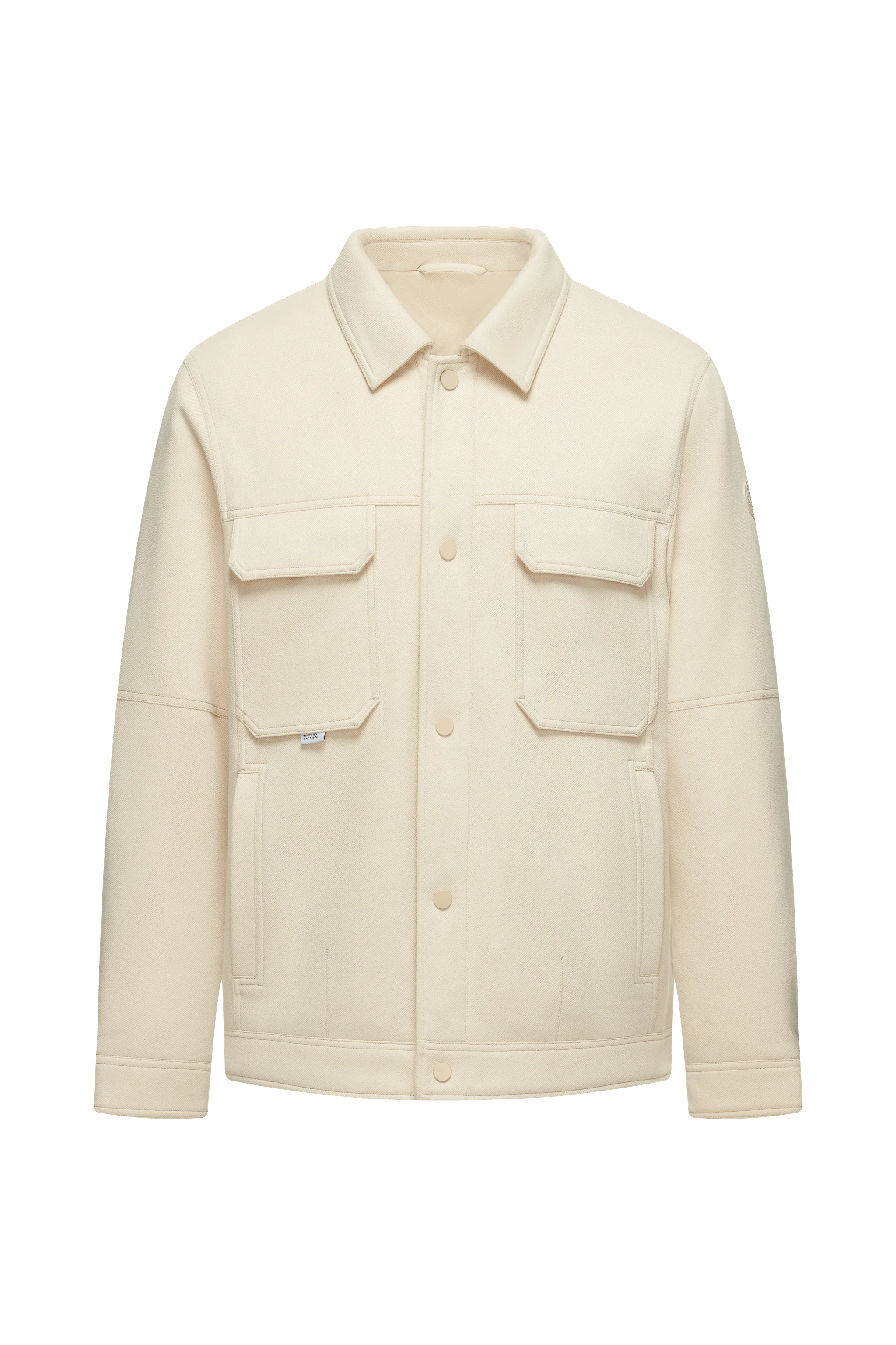 Men's Jacquard Fabric Down Jacket - Image 4