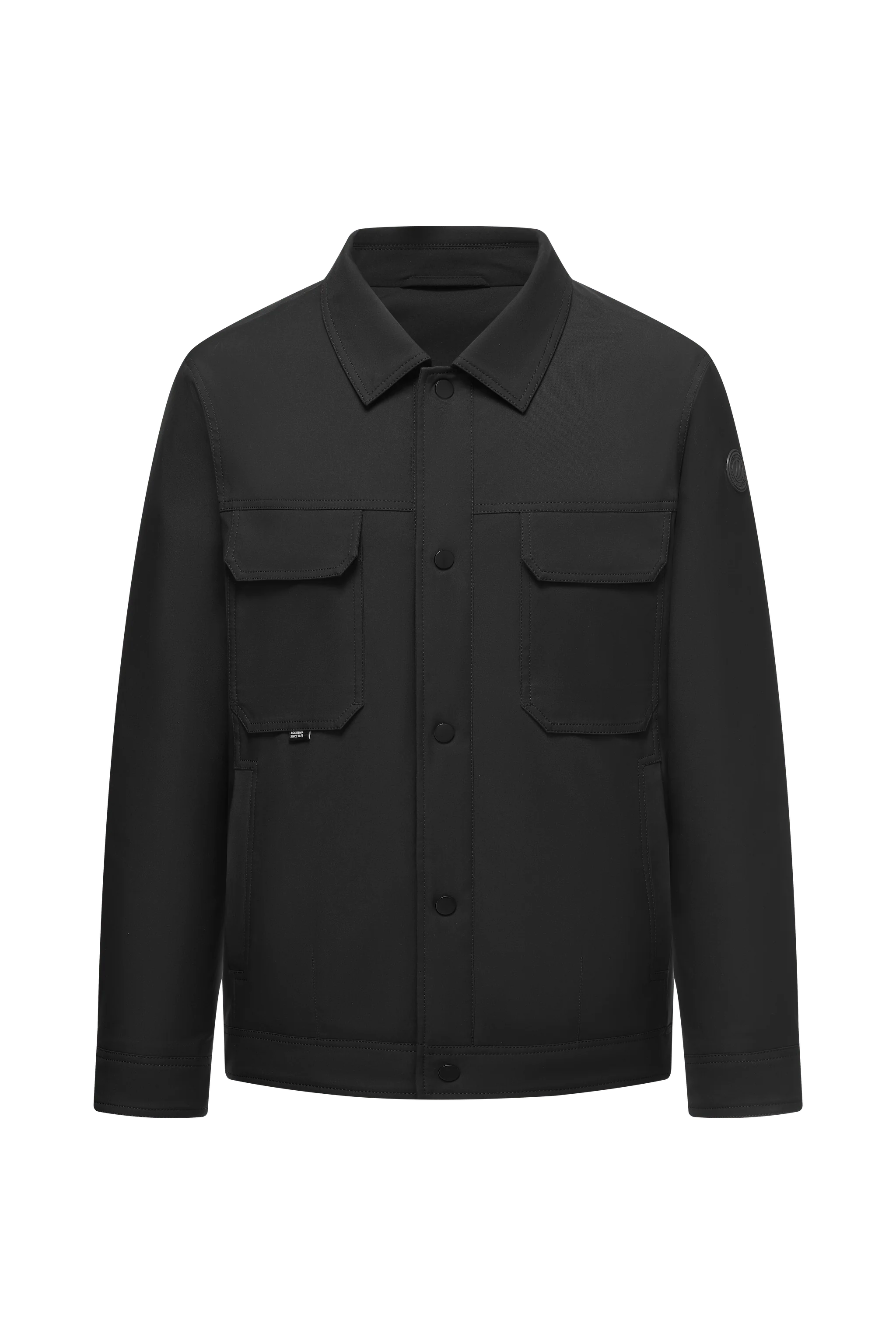 Men's Jacquard Fabric Down Jacket - Image 9