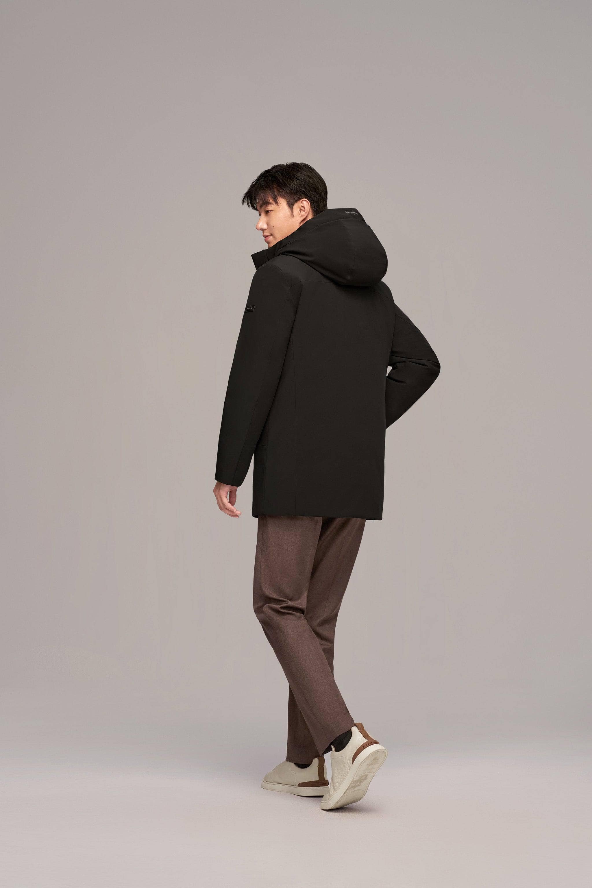 Men's Middle Length Goose Down Coat - Image 11