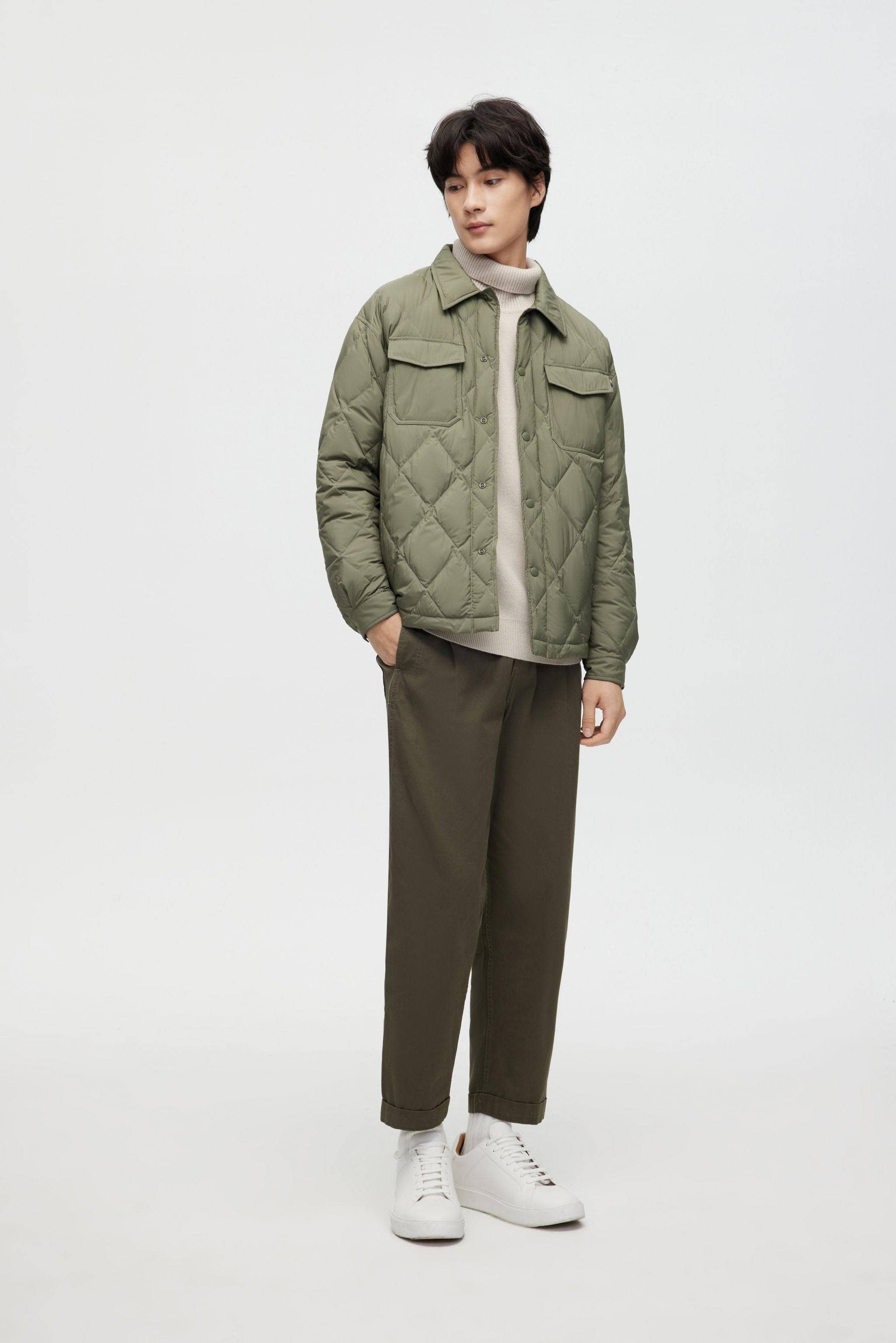 Quilted Down Shacket - Image 3