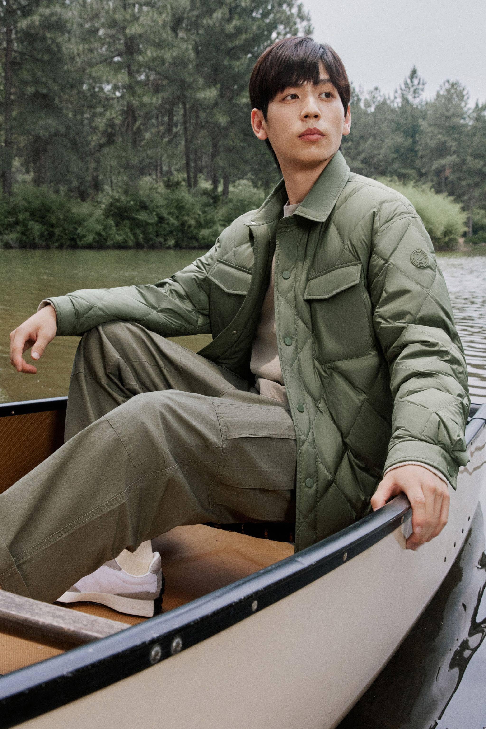 Quilted Down Shacket - Image 5