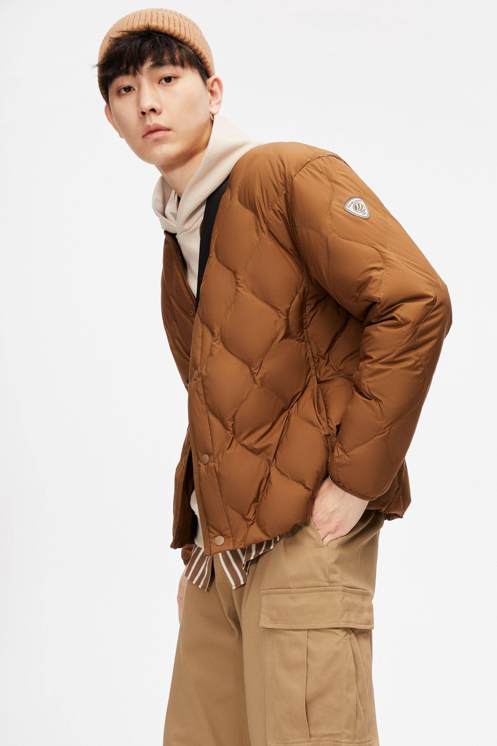 Men's Quilted Lightweight Down Jacket - Image 14