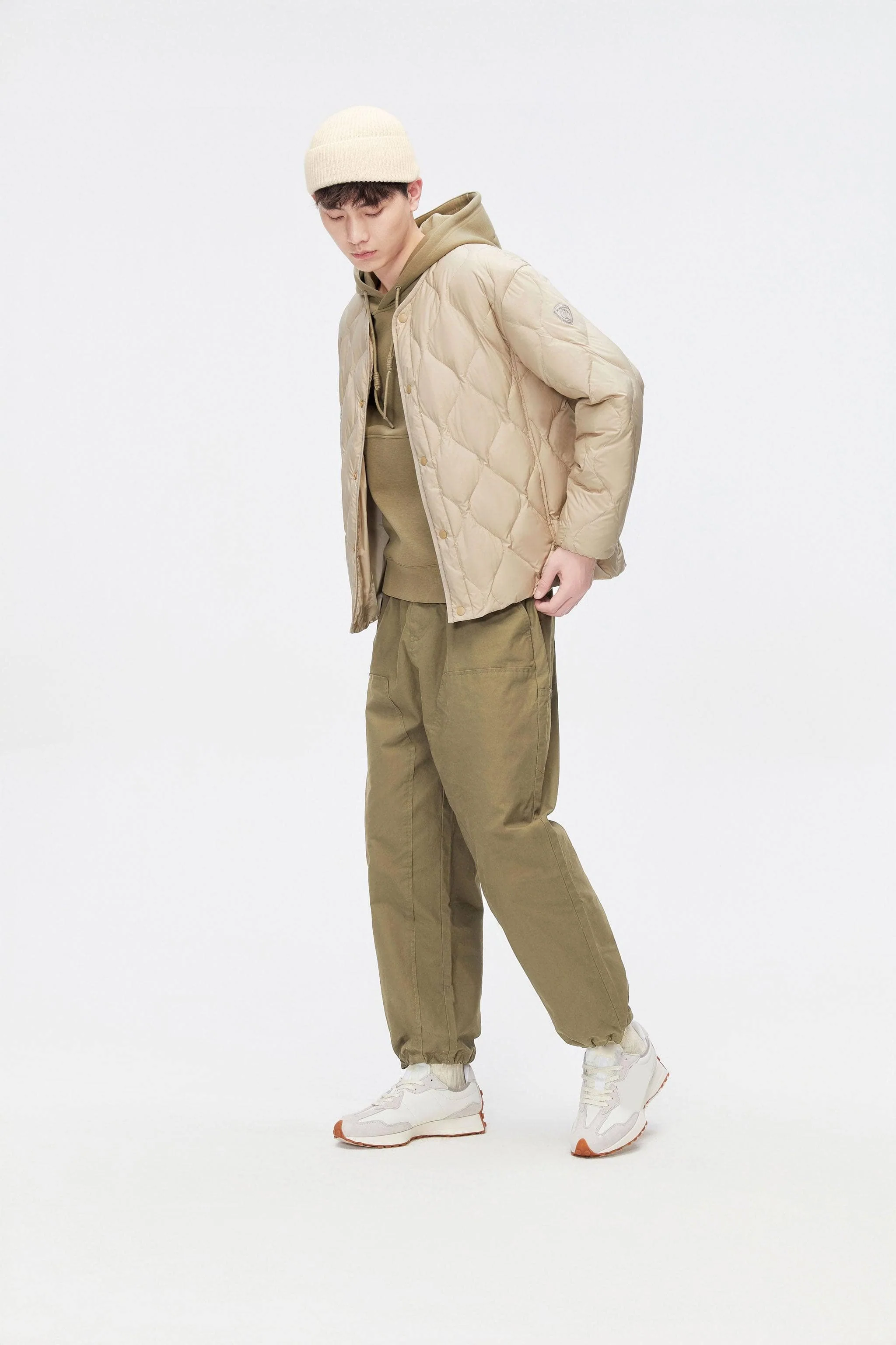 Men's Quilted Lightweight Down Jacket - Image 3