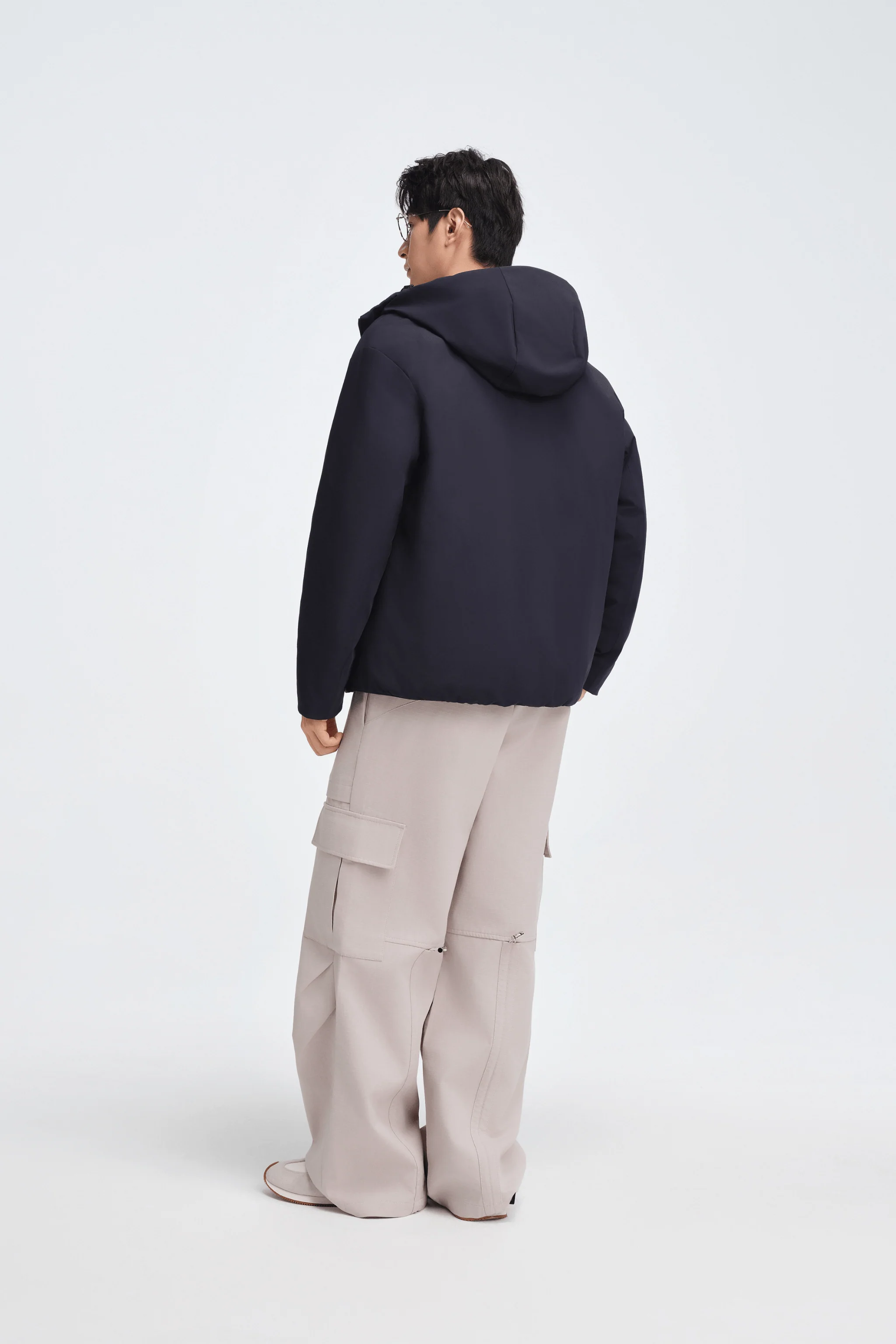 Men's Refined Hooded Down Jacket - Image 13