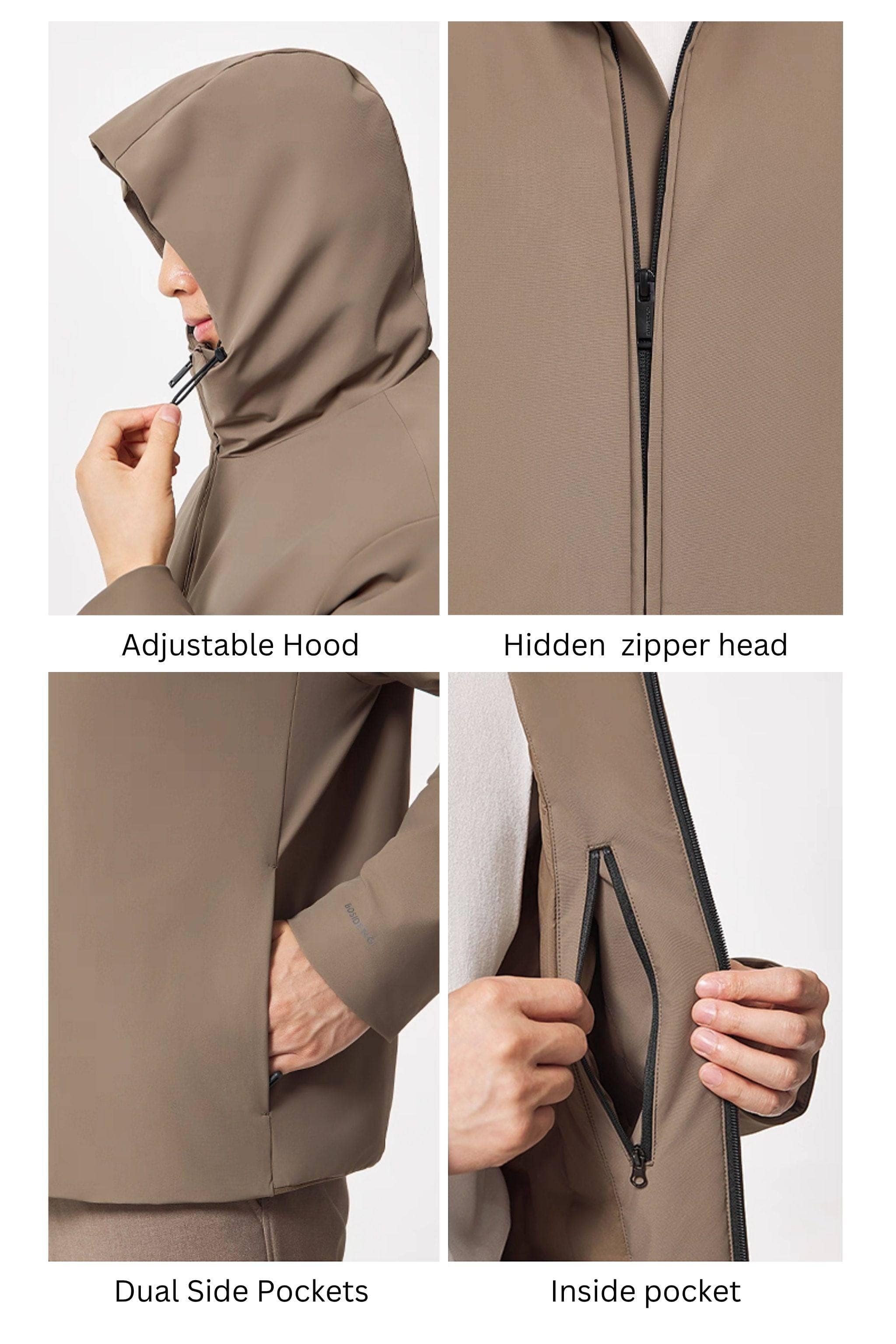 Men's Refined Hooded Down Jacket - Image 7