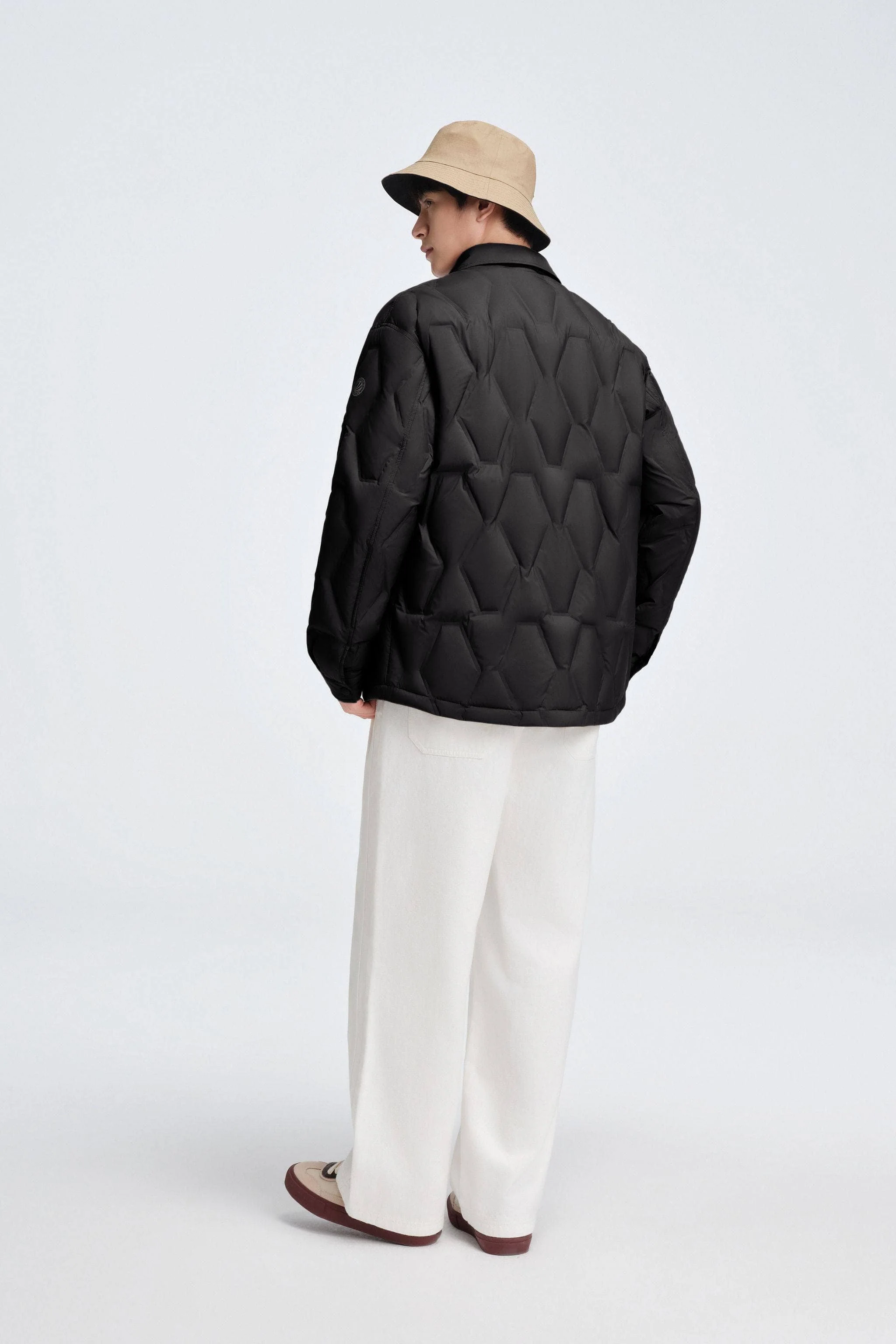 Men's Shirt Collar Down Jacket 5319 - Image 12