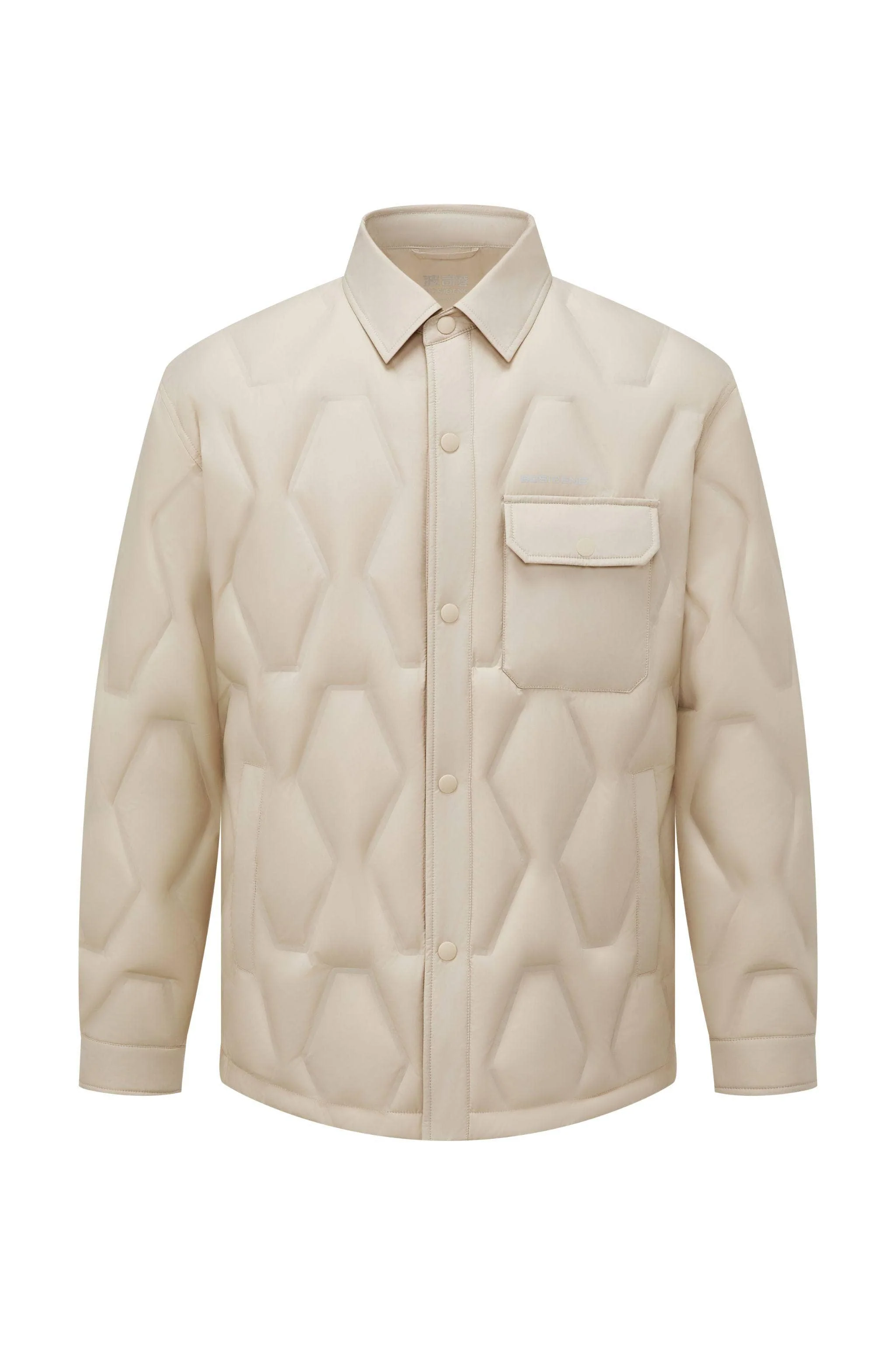 Men's Shirt Collar Down Jacket 5319 - Image 4