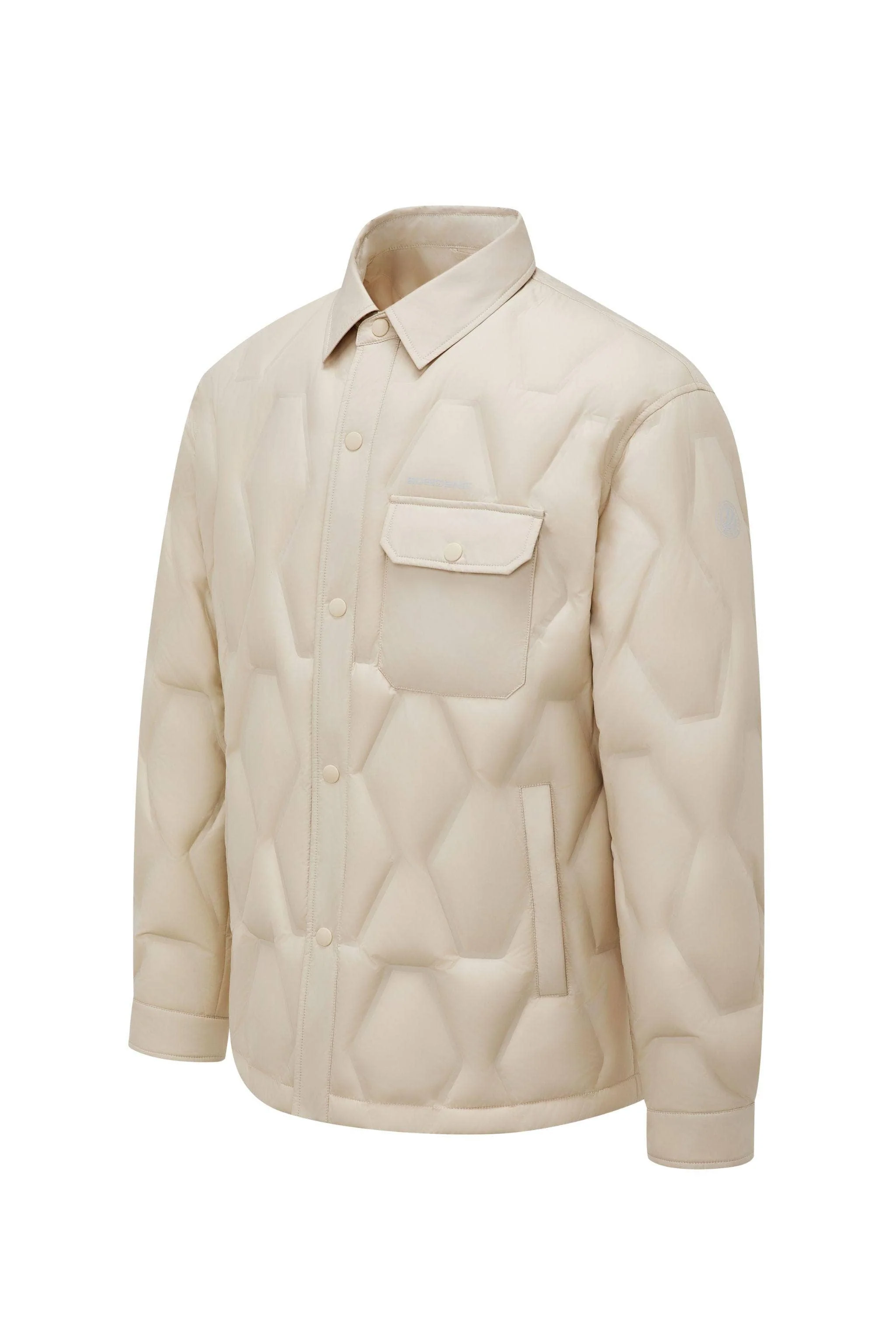 Men's Shirt Collar Down Jacket 5319 - Image 6