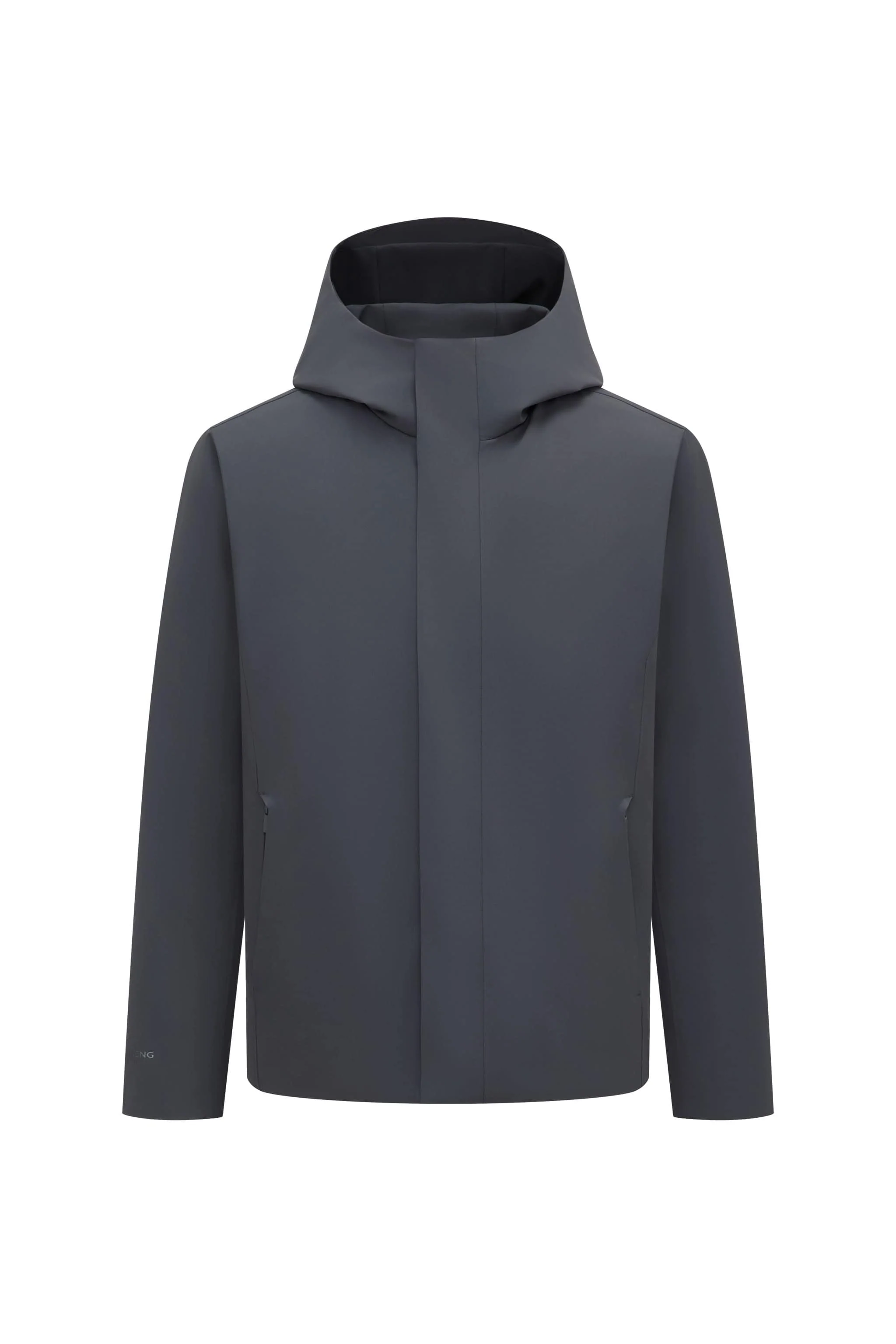 Men's Short Length Goose Down Business Jacket With Hood - Image 6