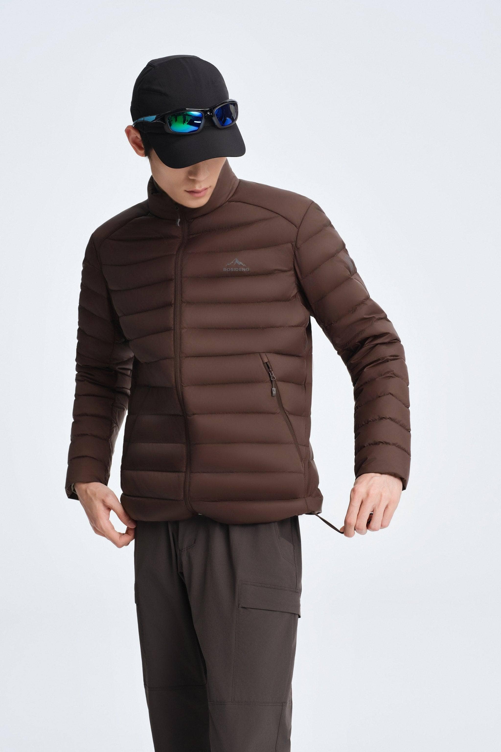 Men's Stand Collar Goose Down Jacket 1037 - Image 10
