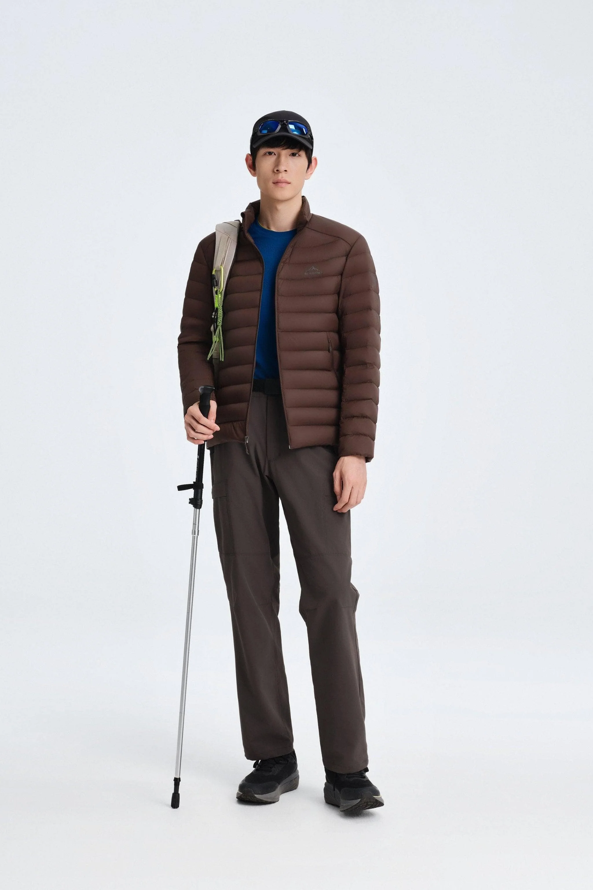 Men's Stand Collar Goose Down Jacket 1037 - Image 11