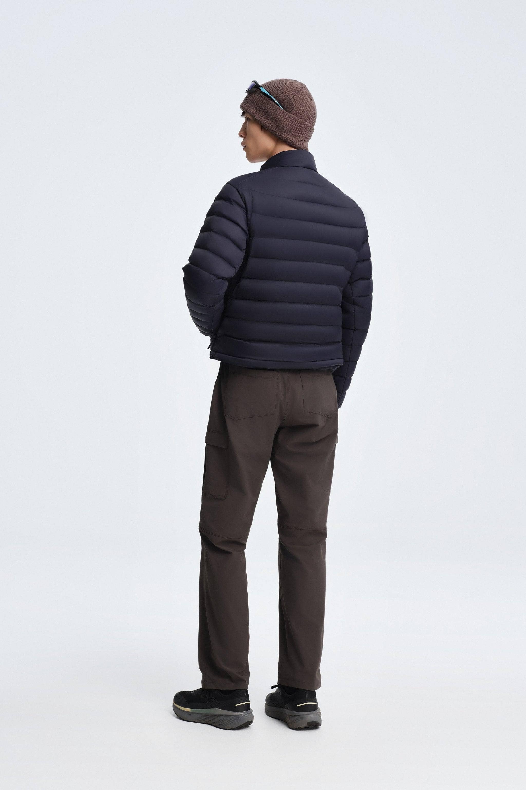 Men's Stand Collar Goose Down Jacket 1037 - Image 17