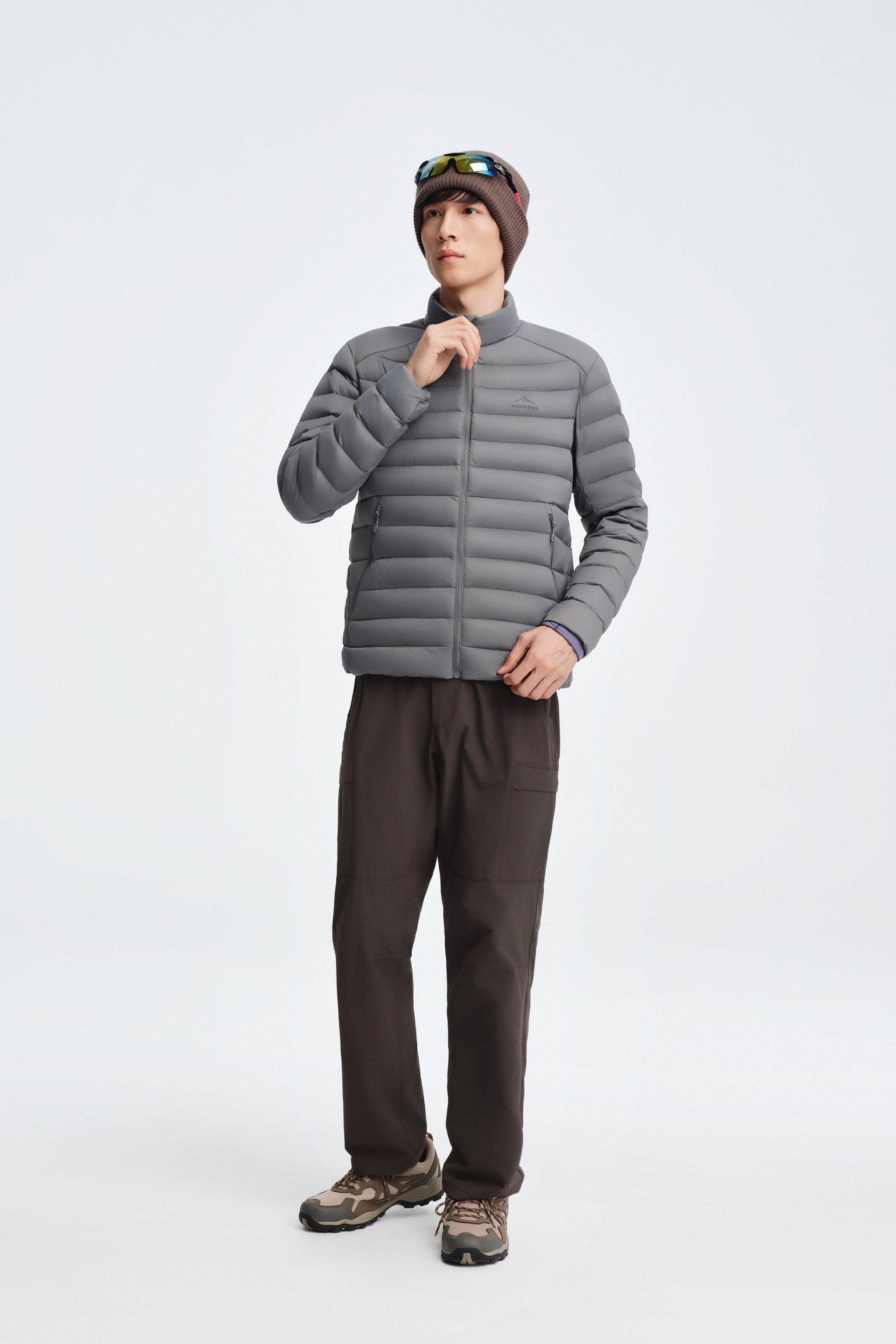 Men's Stand Collar Goose Down Jacket 1037 - Image 20