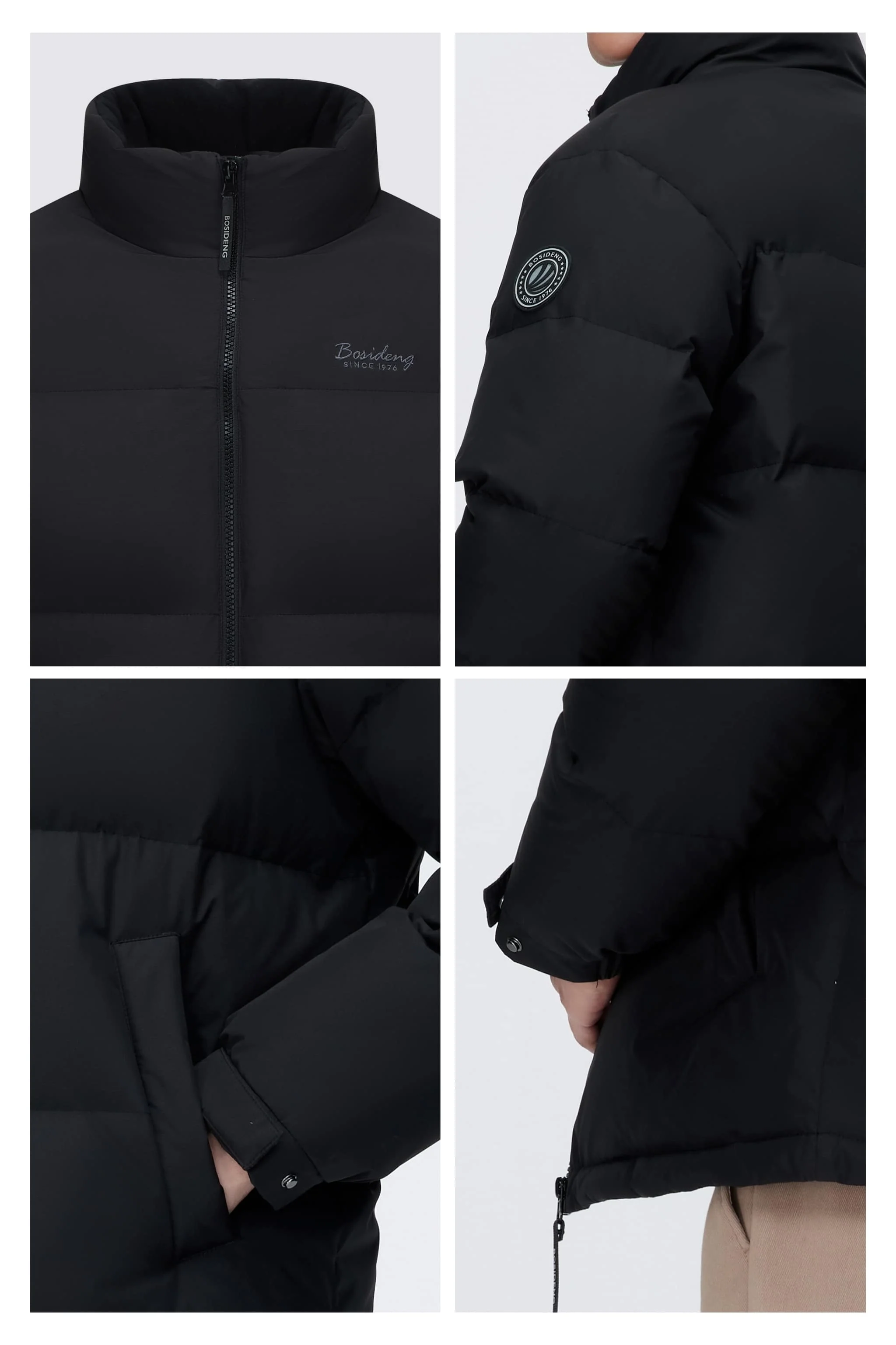 Men's Standing Collar Down Jacket - Image 7