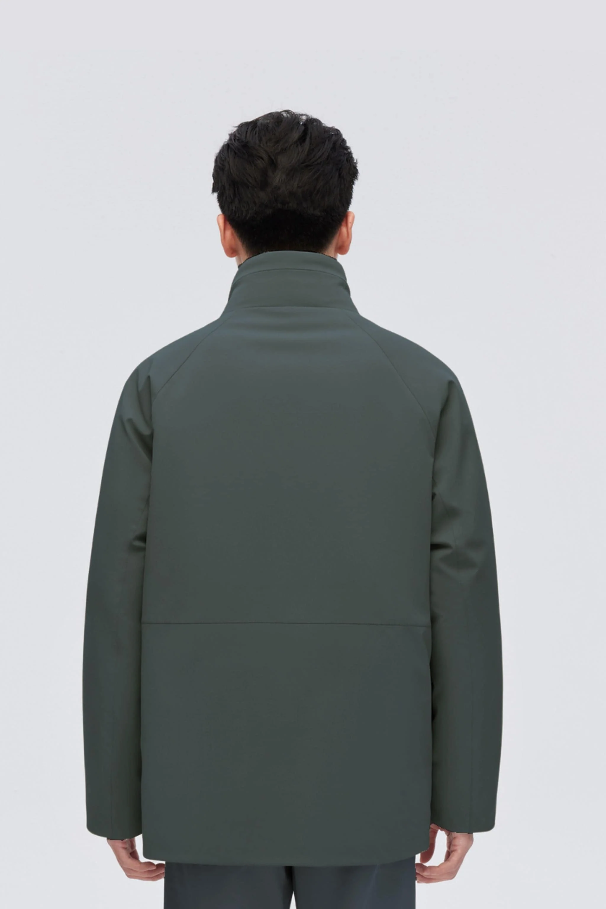 Men's Standing Collar Goose Down Jacket - Image 5