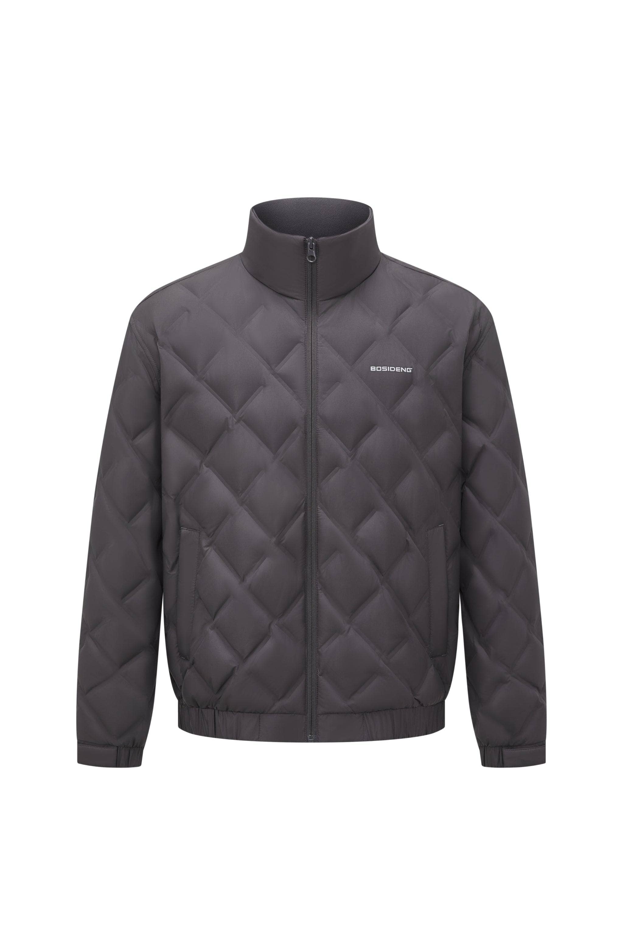 Men's Standing Collar Lightweight Down Jacket - Image 4