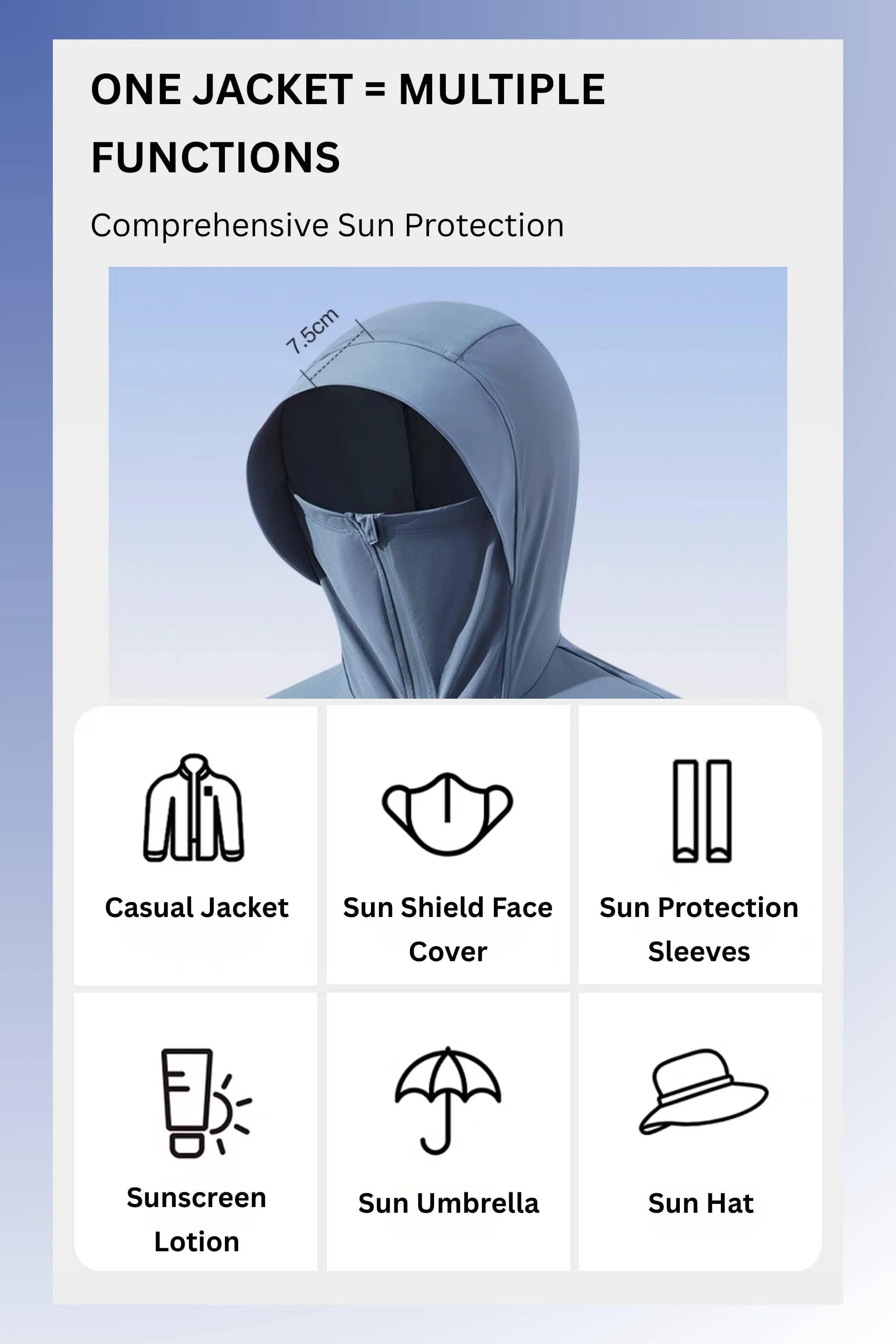 Men's UPF Protection Jacket 5113 - Image 10