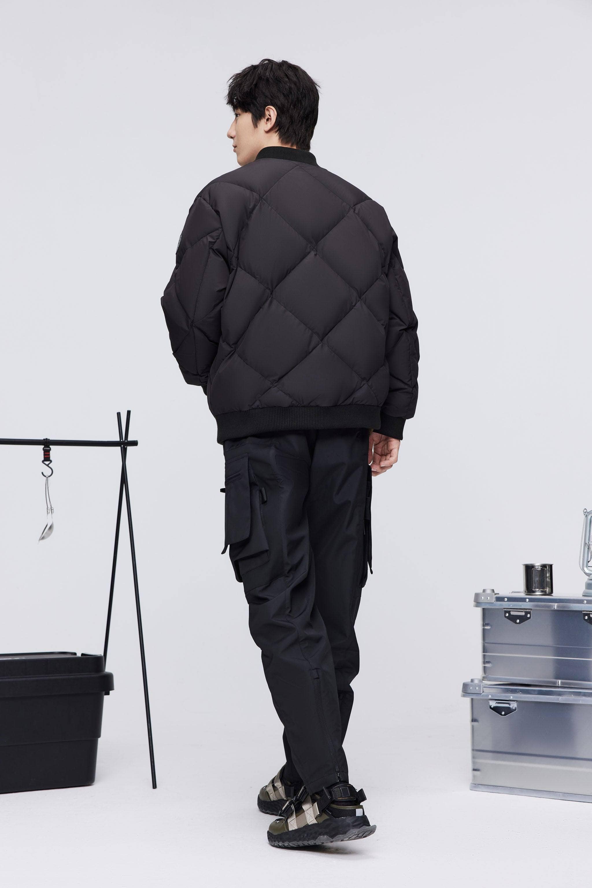 Men's Casual Down Bomber - Image 3
