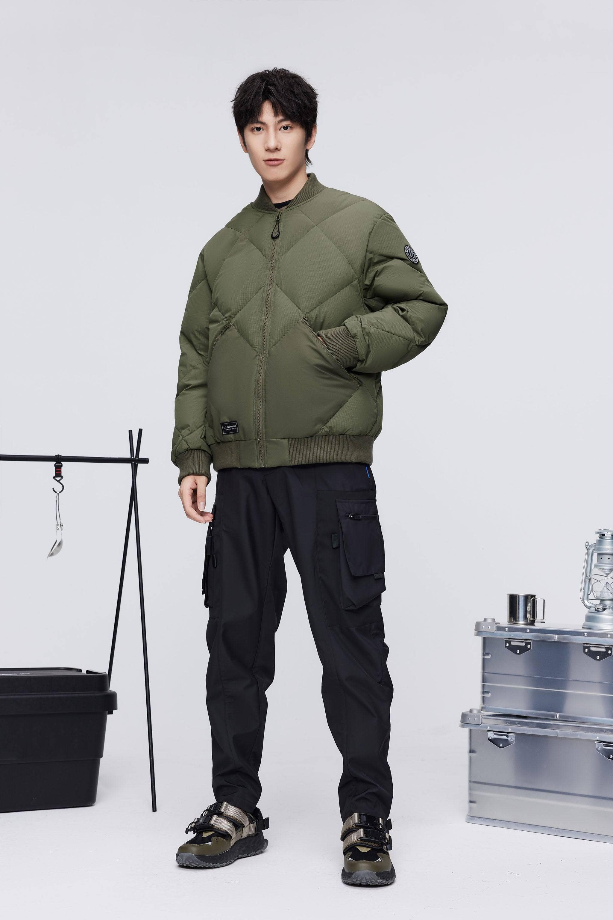 Men's Casual Down Bomber - Image 6