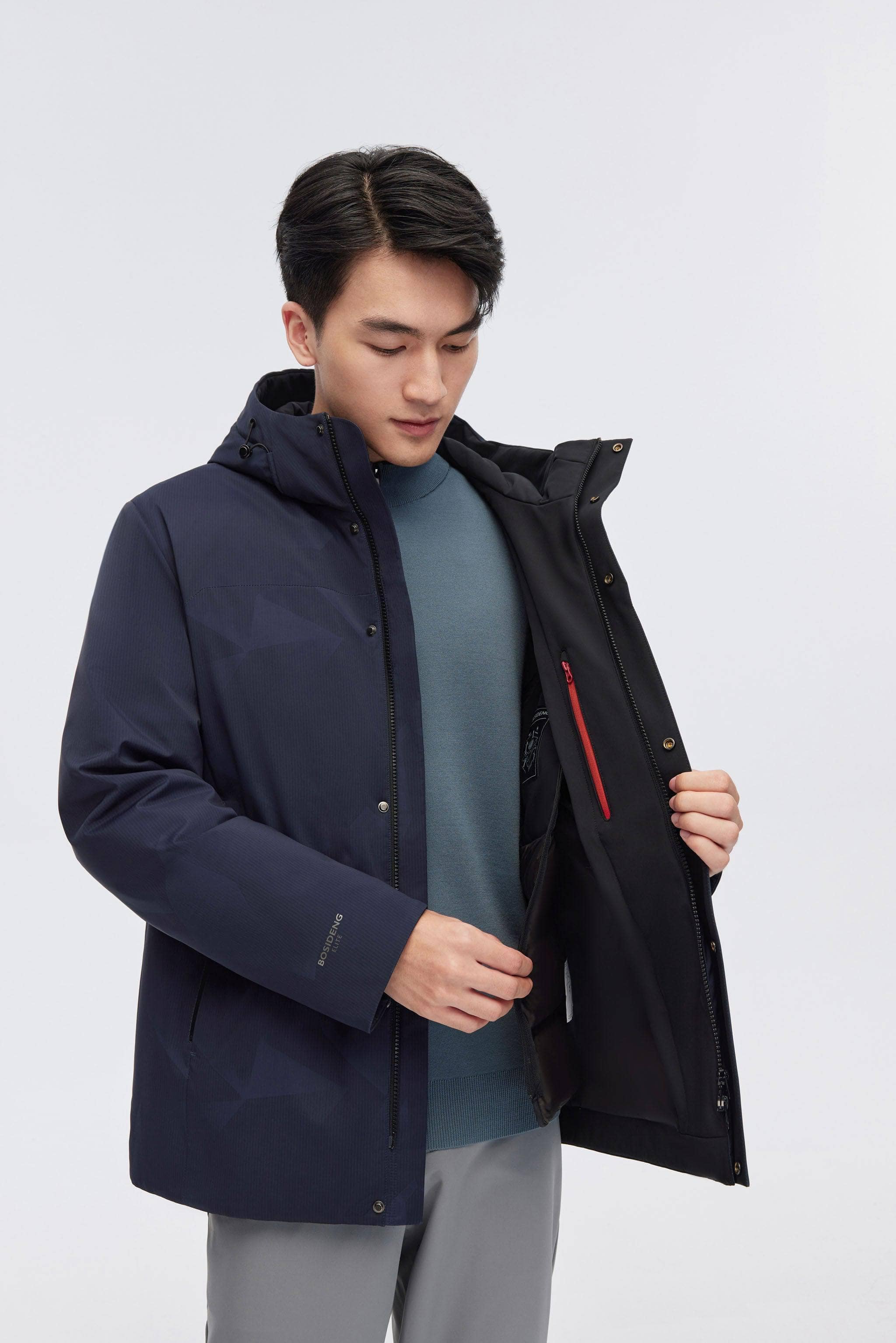 Versatile Business Goose Down Short Jacket - Image 19