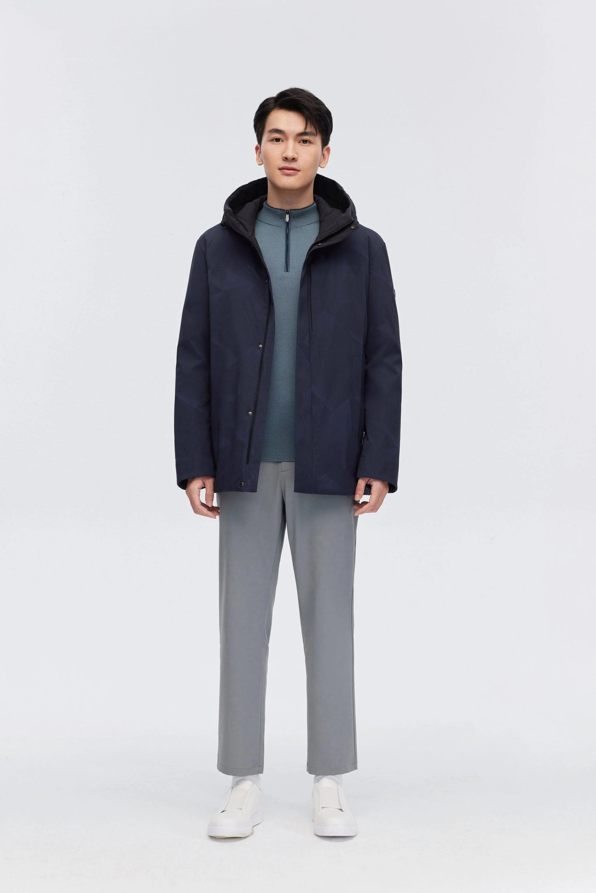Versatile Business Goose Down Short Jacket - Image 20