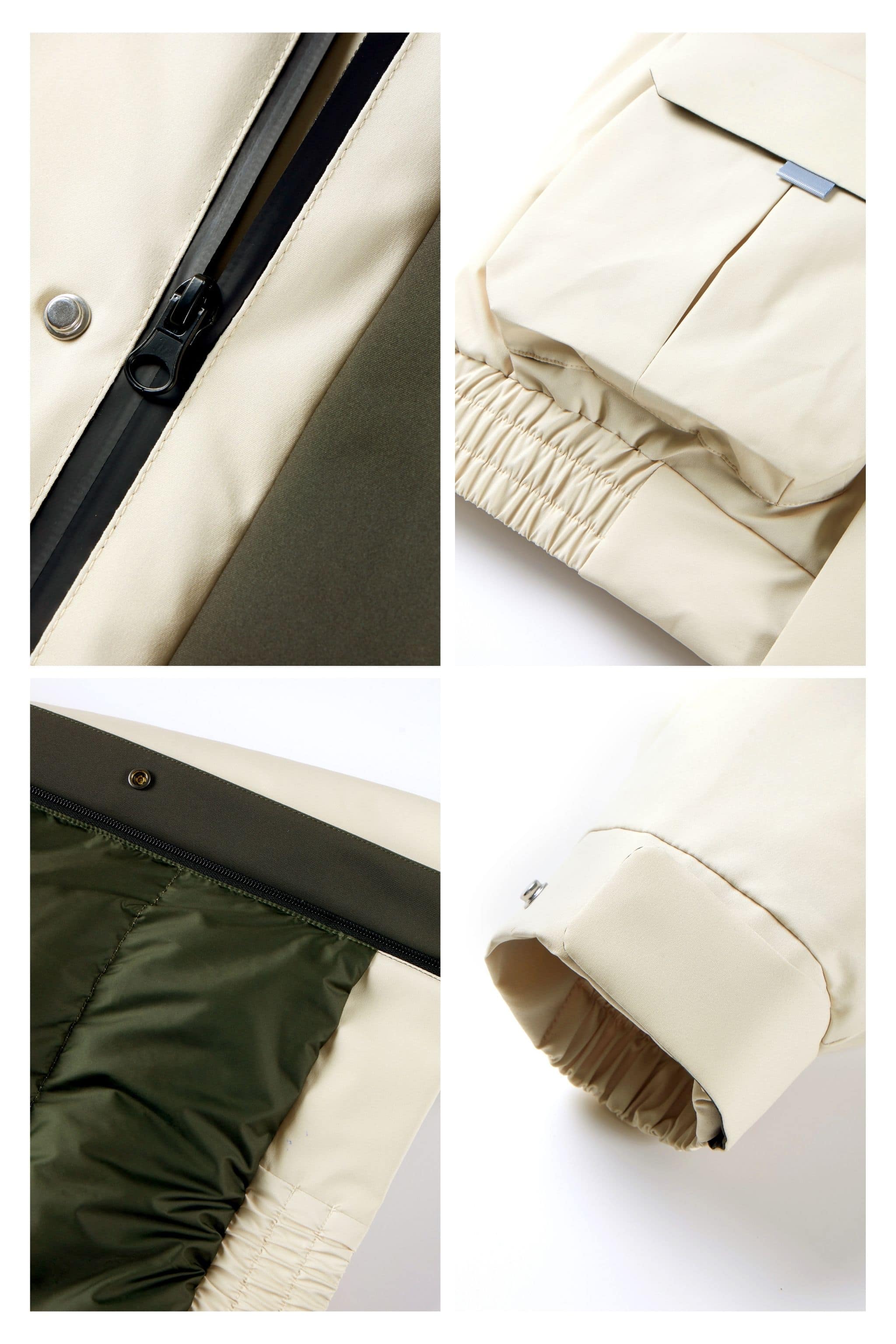 Mens Down Jacket with Hood 5427 - Image 5