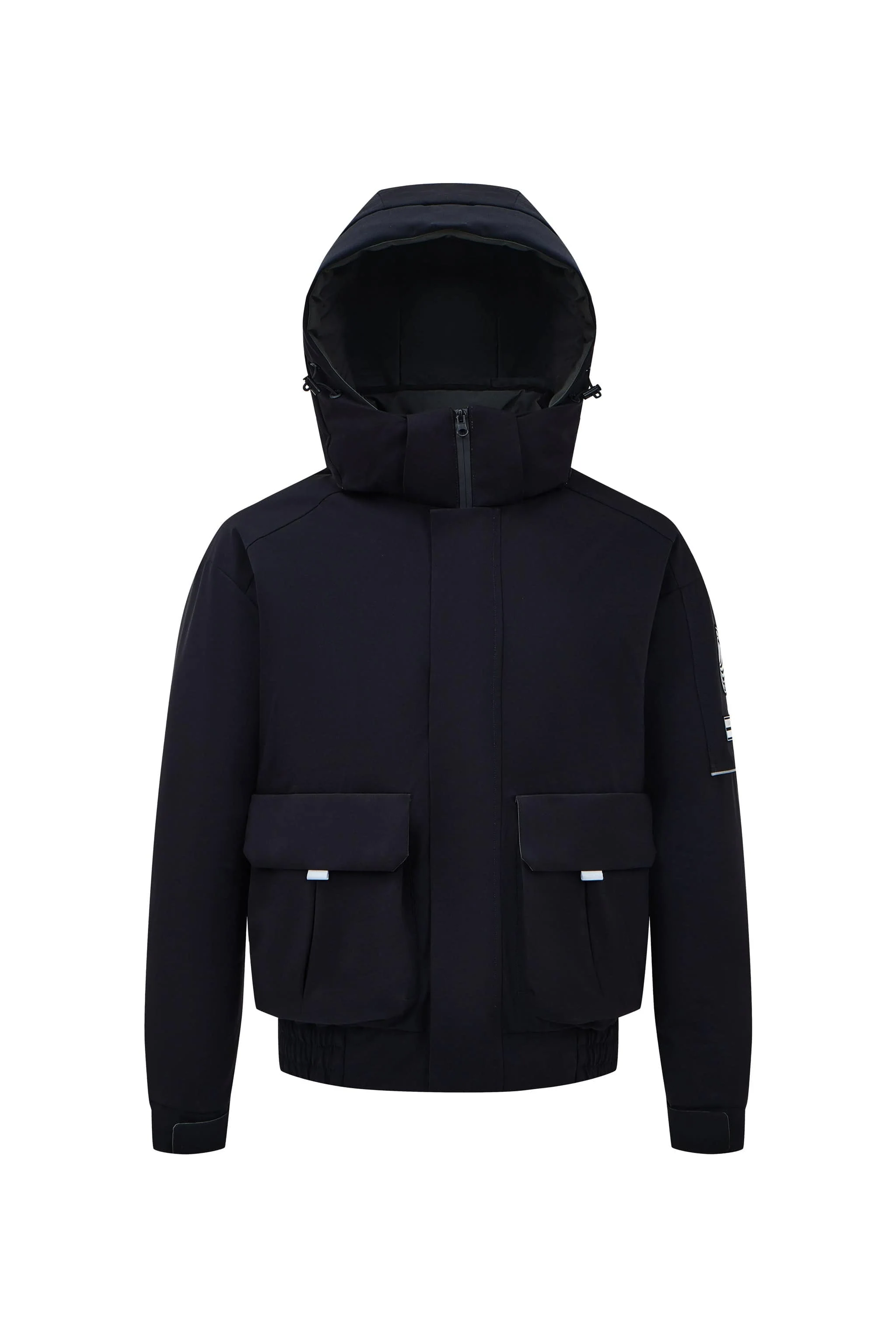 Mens Down Jacket with Hood 5427 - Image 9