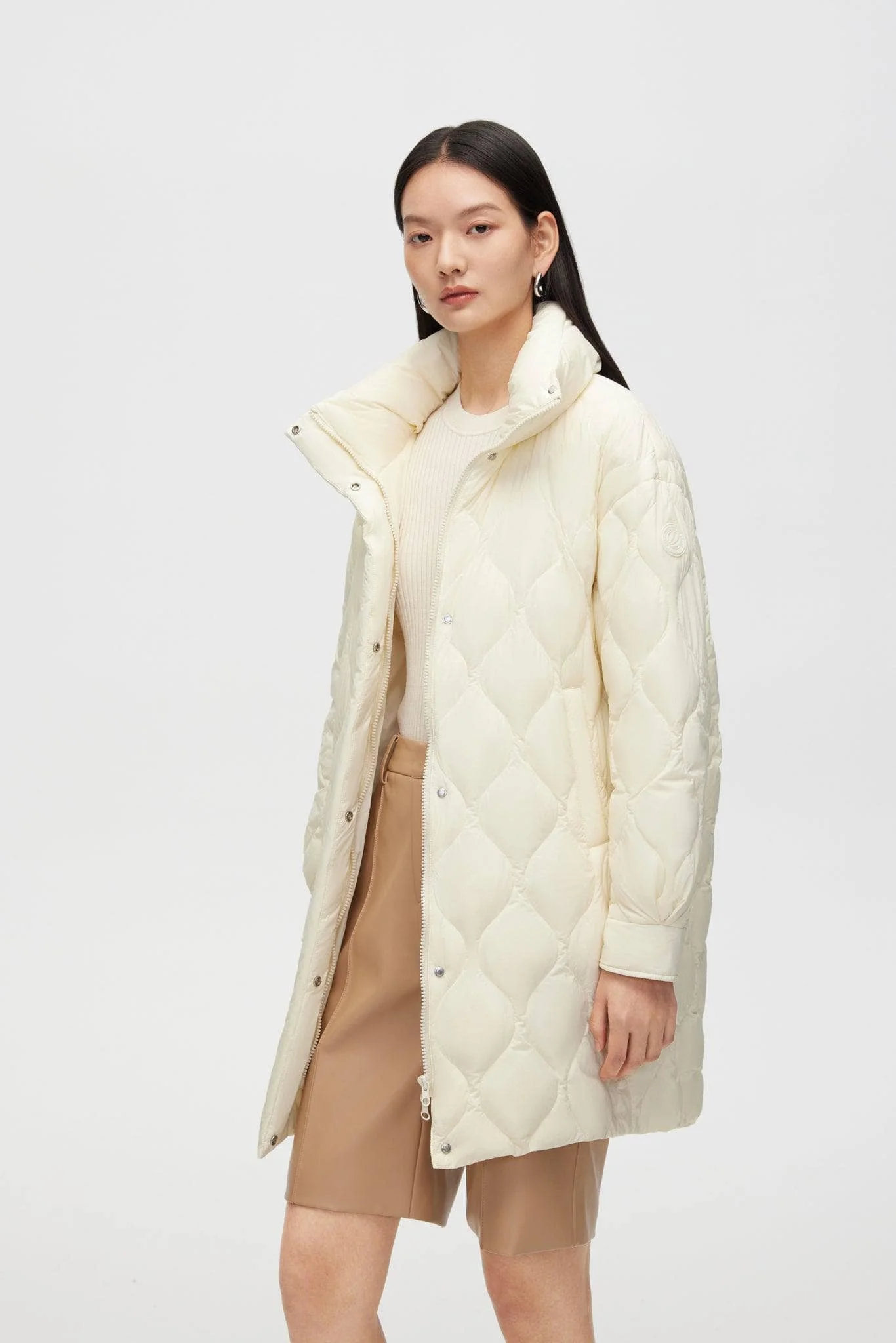 Mid-Length Down Jacket - Image 2