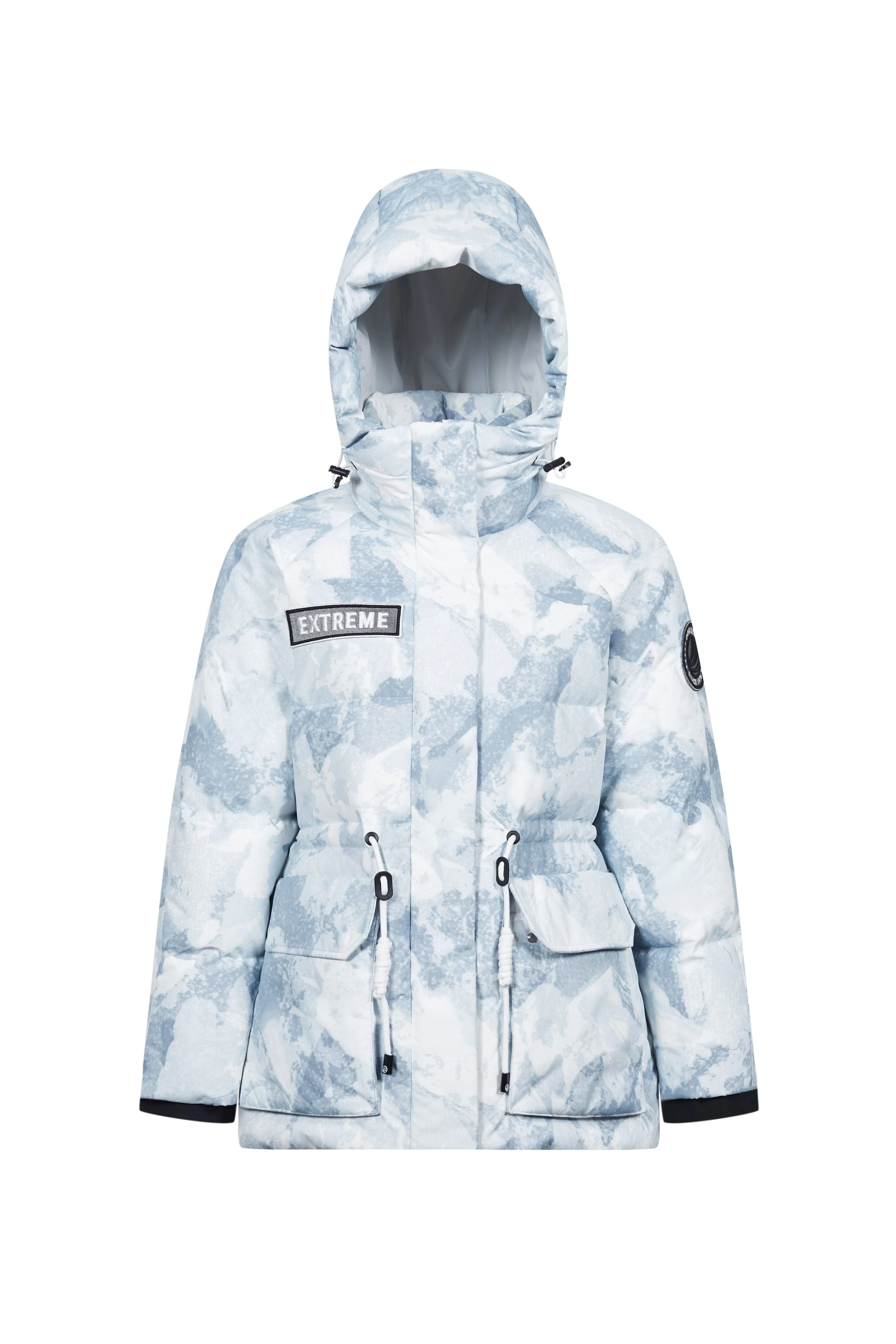 Mid-Length Goose Down Jacket With Hood - Image 7