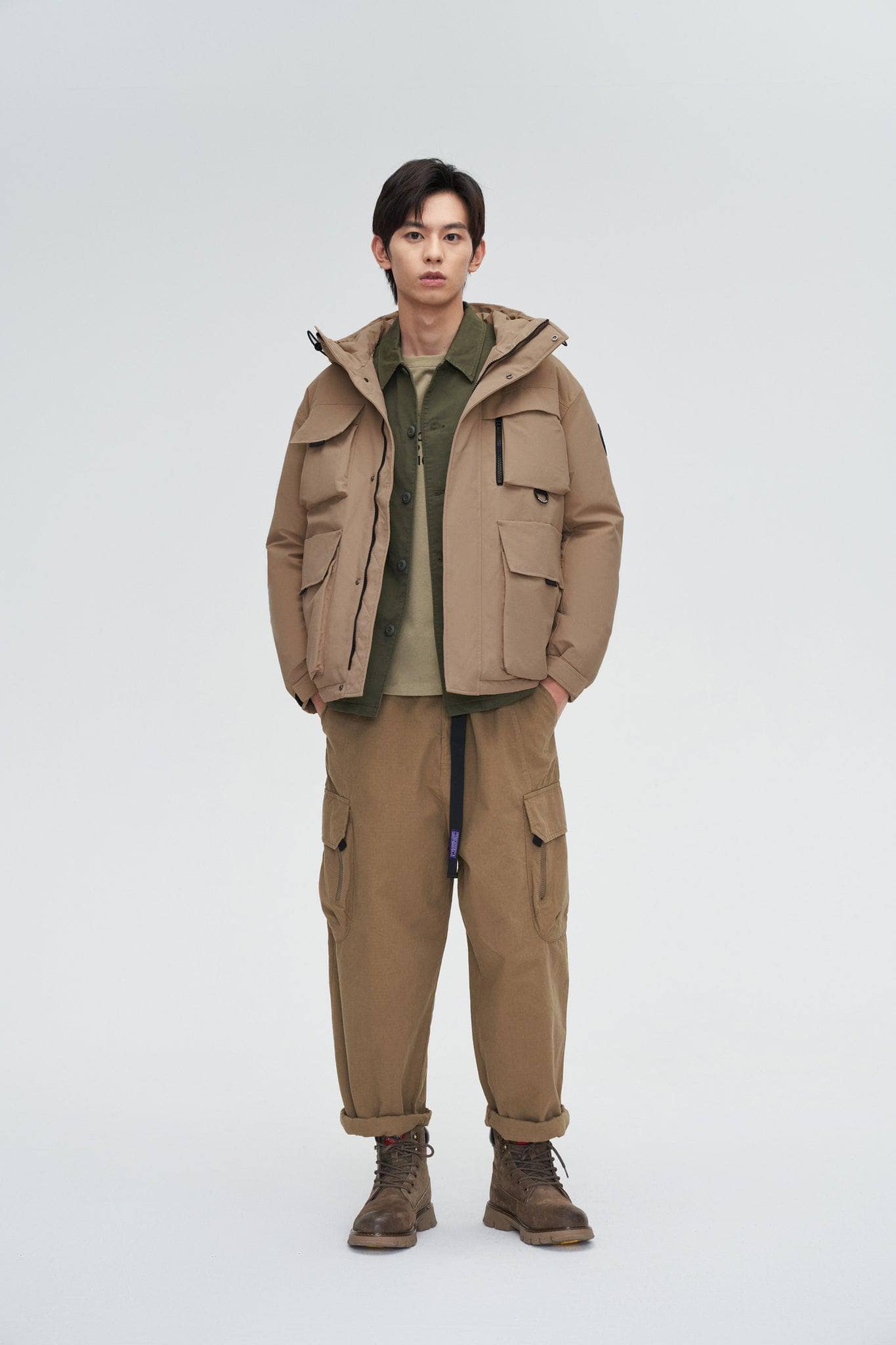 Military Short Down Jacket - Image 2