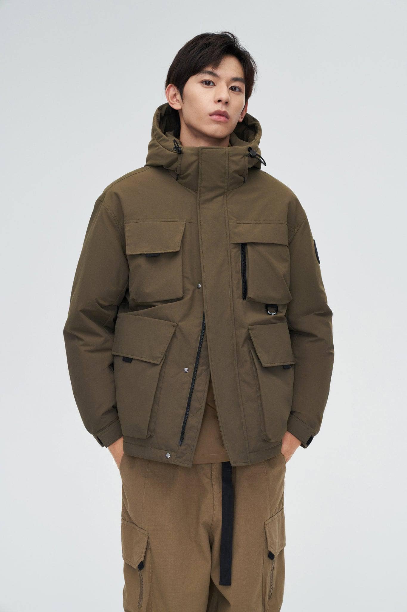 Military Short Down Jacket - Image 7