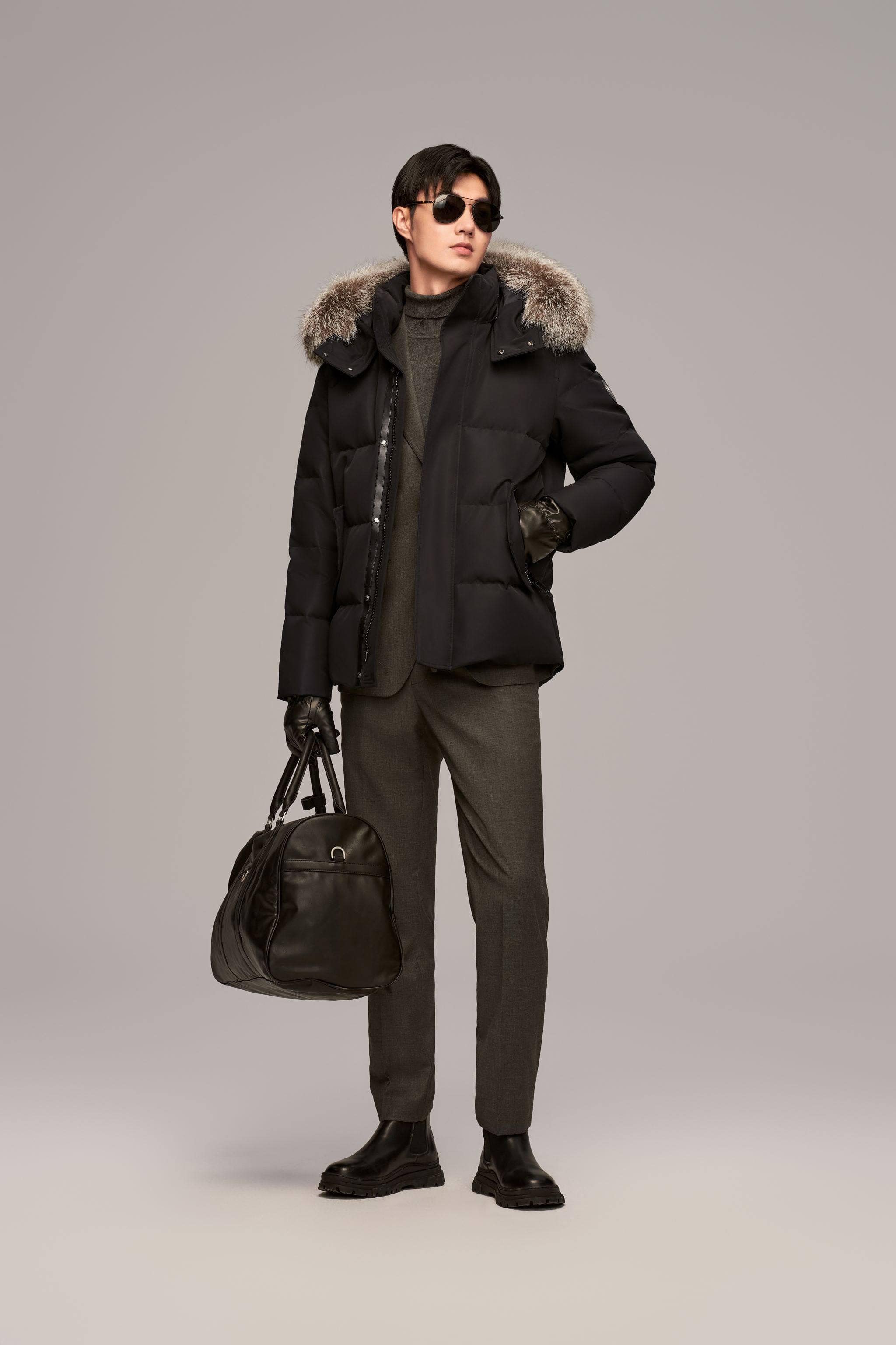Premium Business Men's Goose Down Jacket With Hood - Image 11