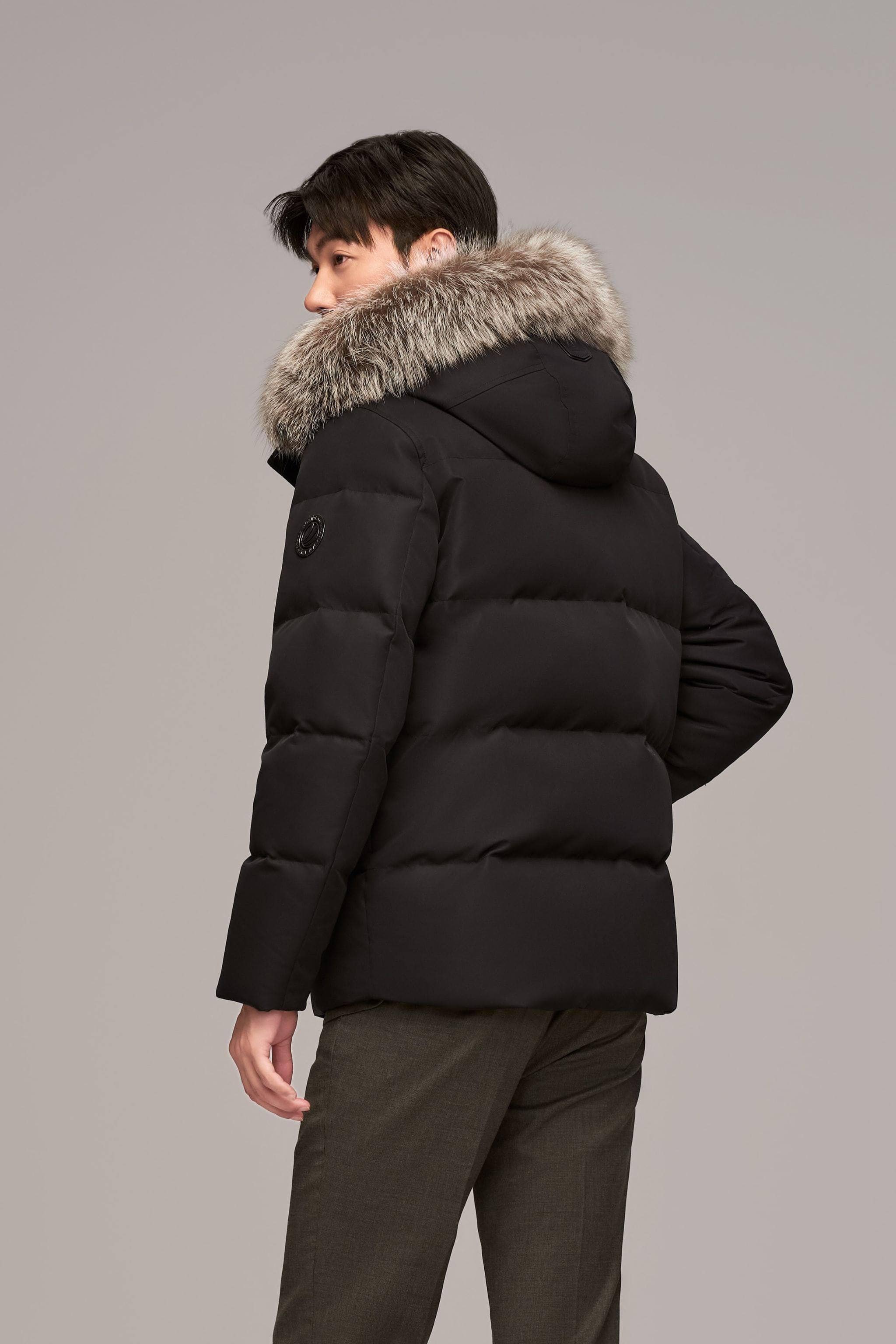 Premium Business Men's Goose Down Jacket With Hood - Image 12
