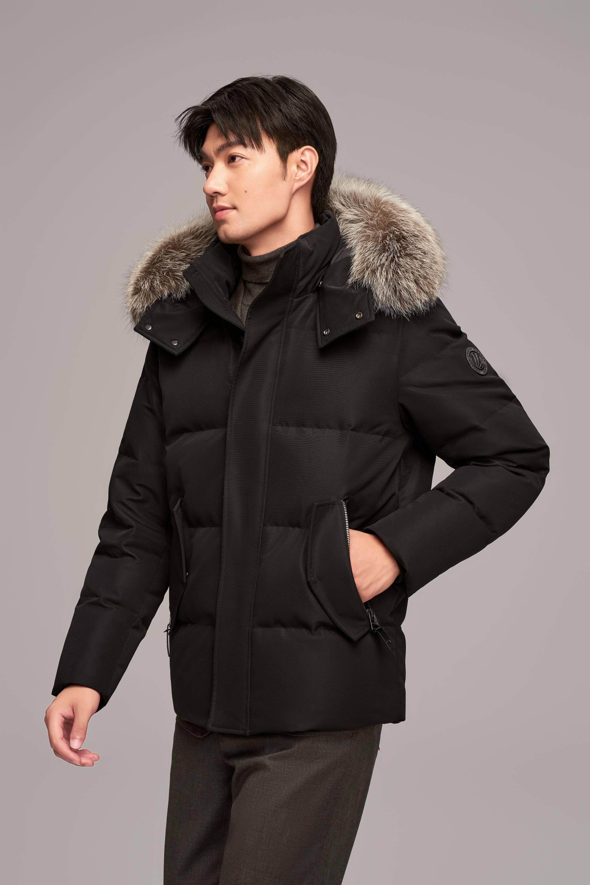 Premium Business Men's Goose Down Jacket With Hood - Image 14