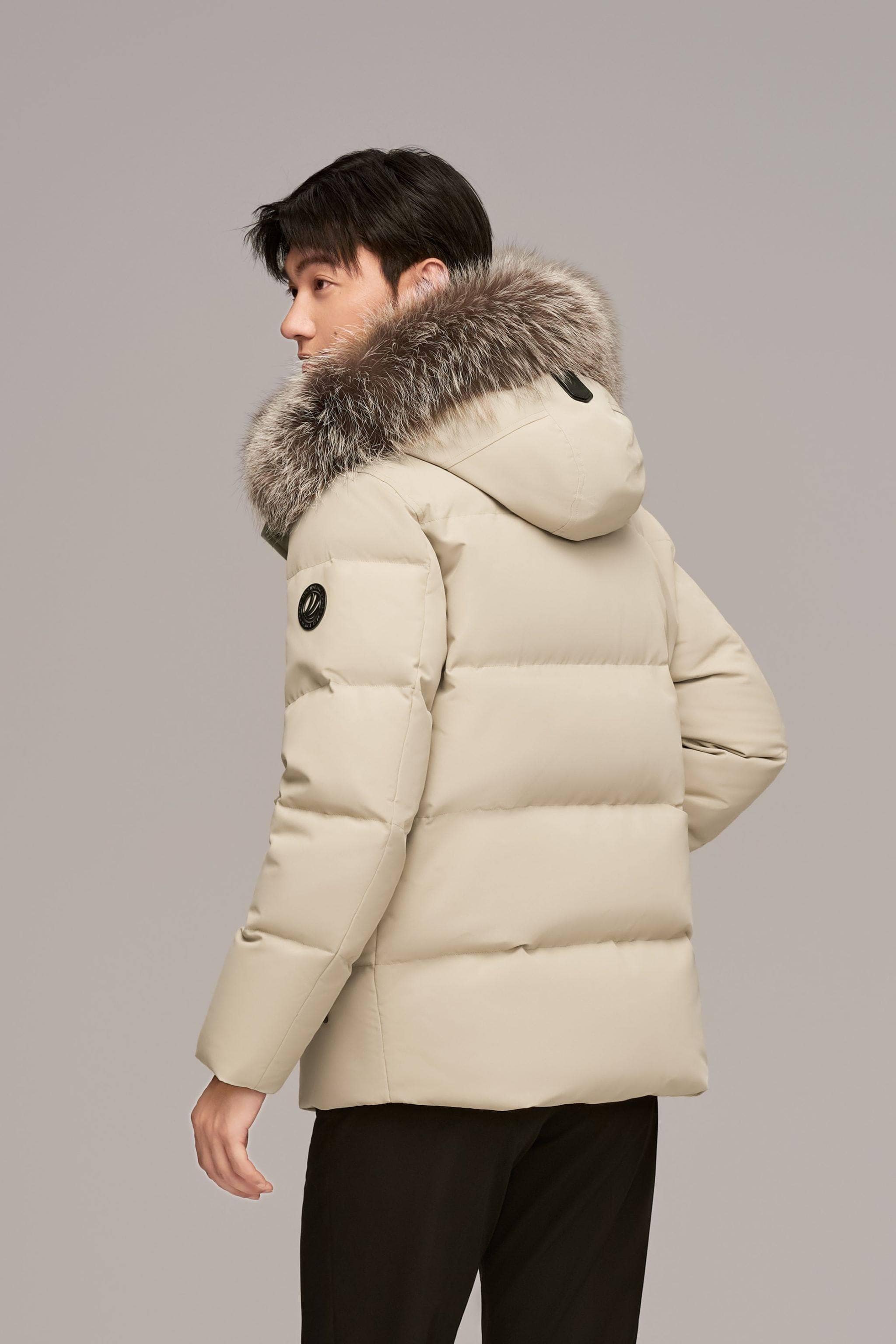Premium Business Men's Goose Down Jacket With Hood - Image 4