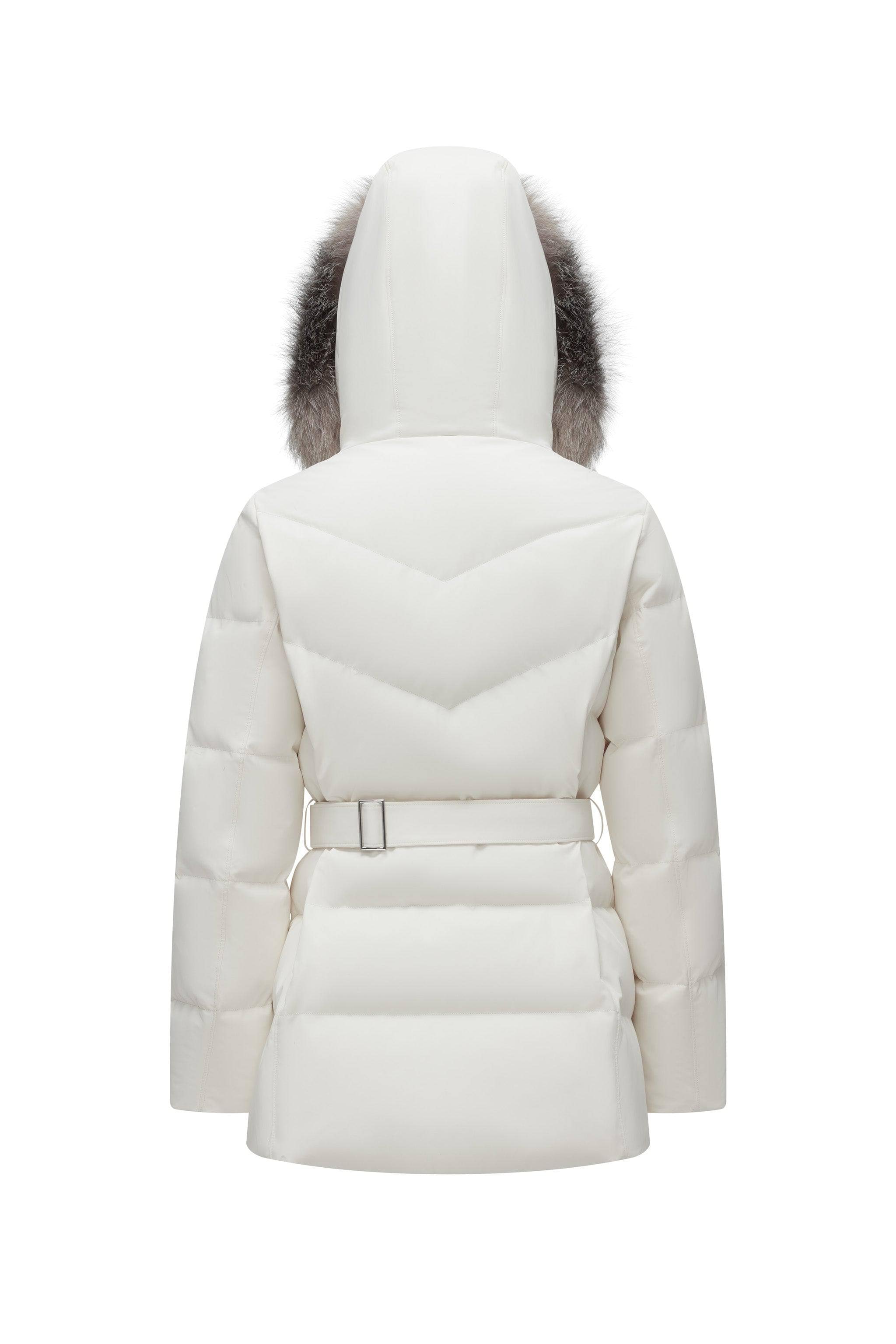 Premium Business Women's Goose Down Jacket With Hood - Image 7