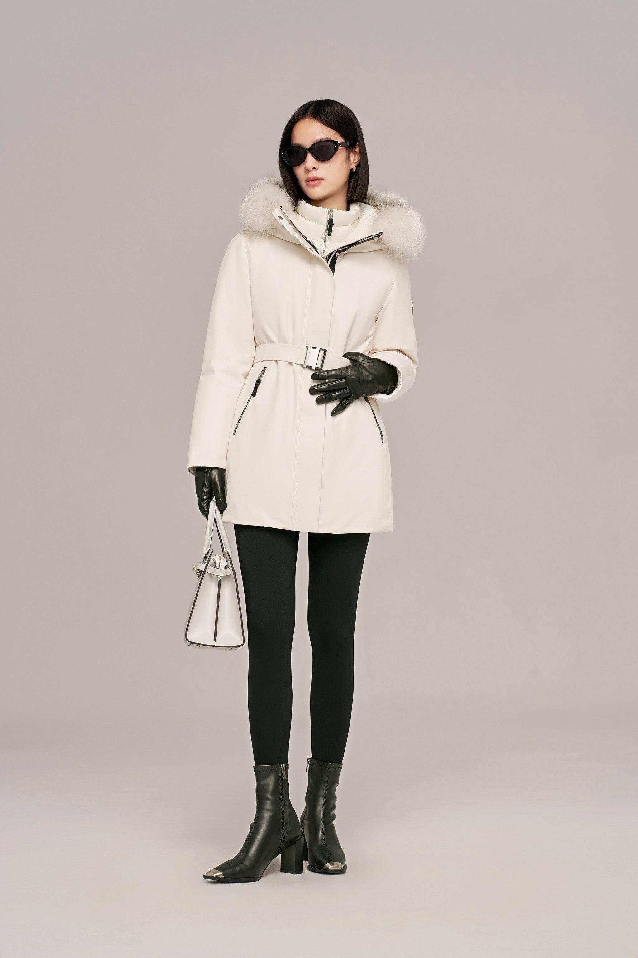 Premium Business Womens Mid-length Goose Down Coat - Image 3
