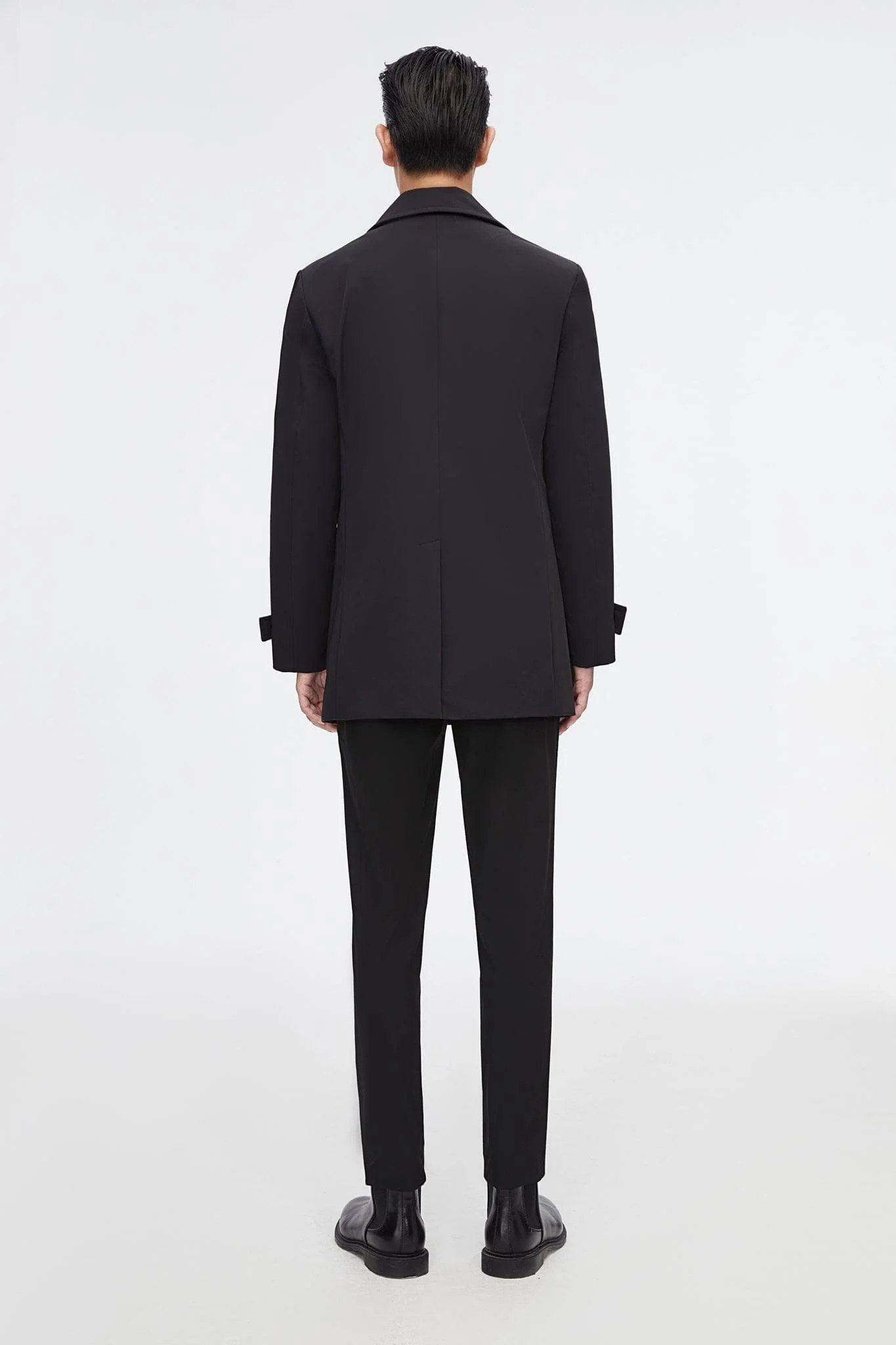 Short Detachable Goose Down Trench Coat - Image 16