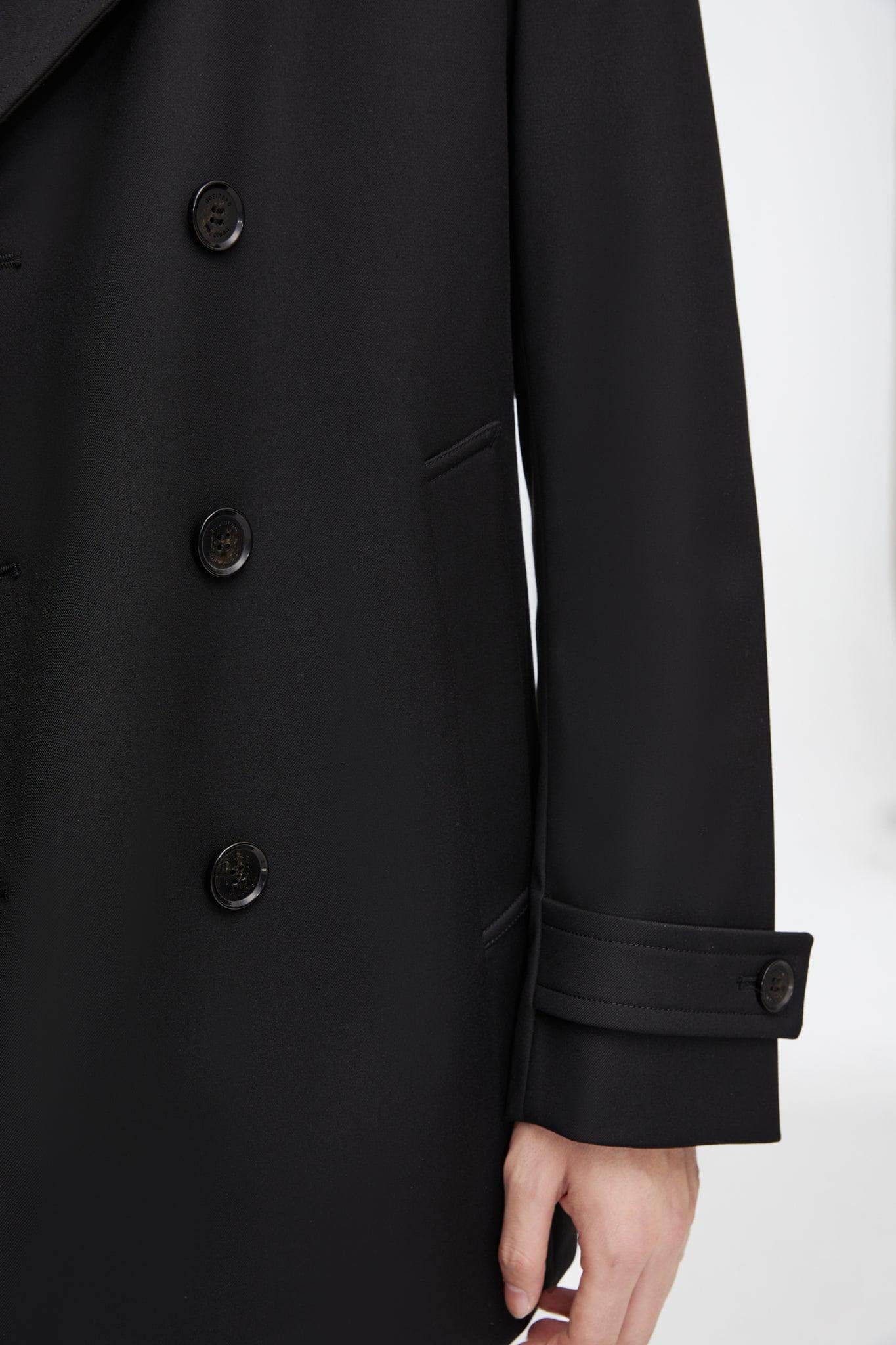Short Detachable Goose Down Trench Coat - Image 6