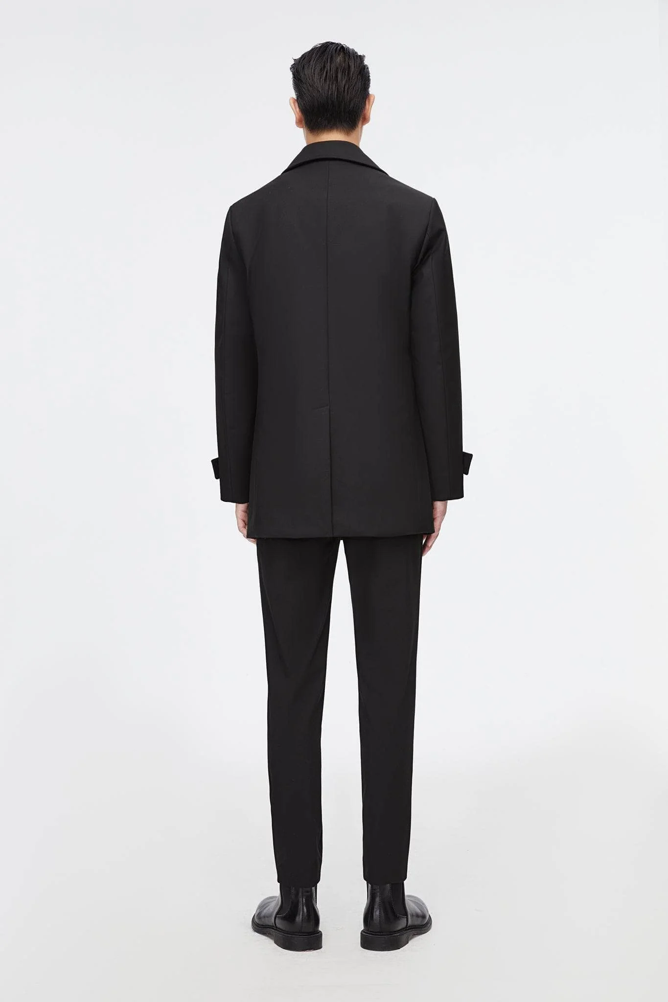 Short Detachable Goose Down Trench Coat - Image 8