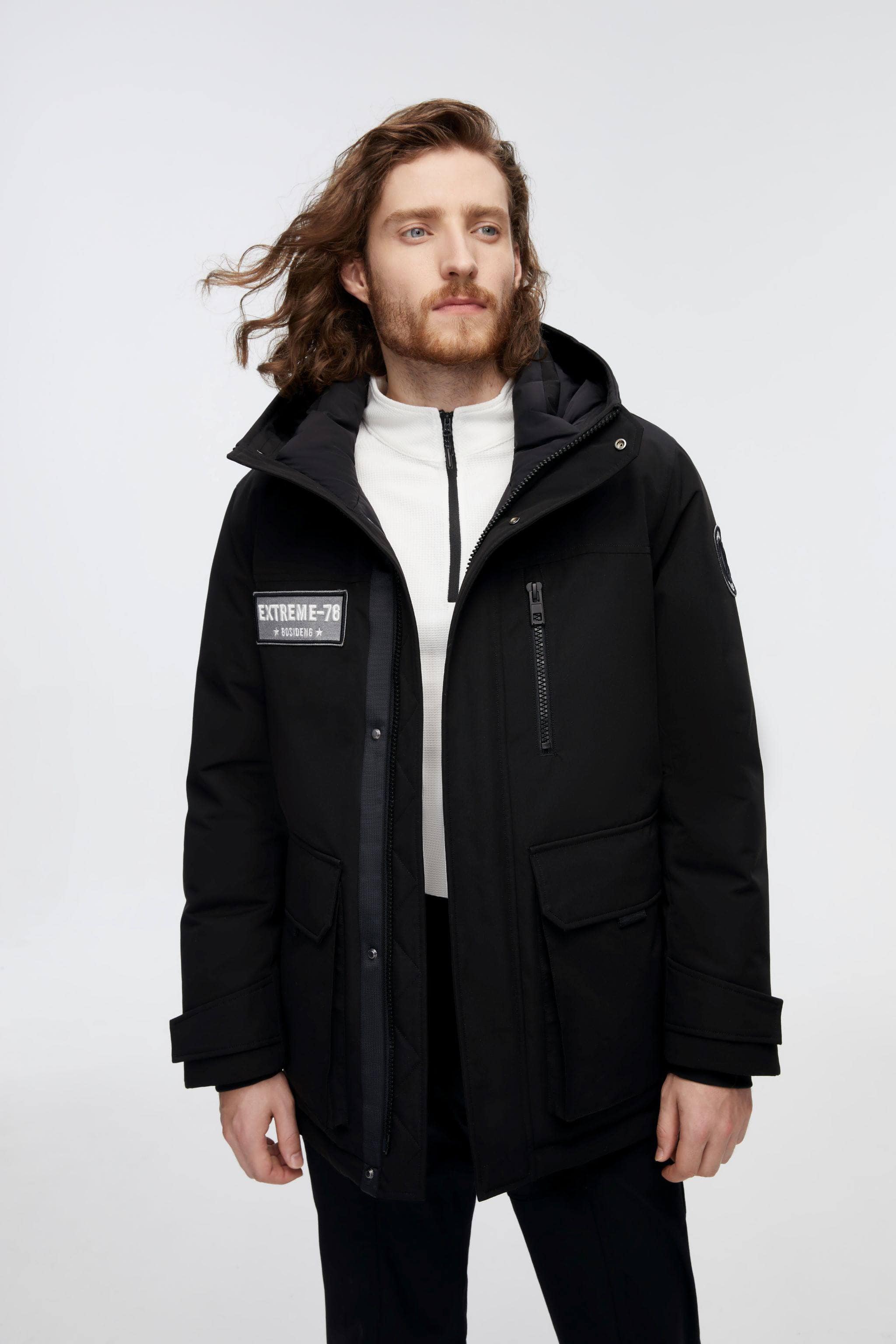 Extreme Short Goose Down Jacket With Hood - Image 12