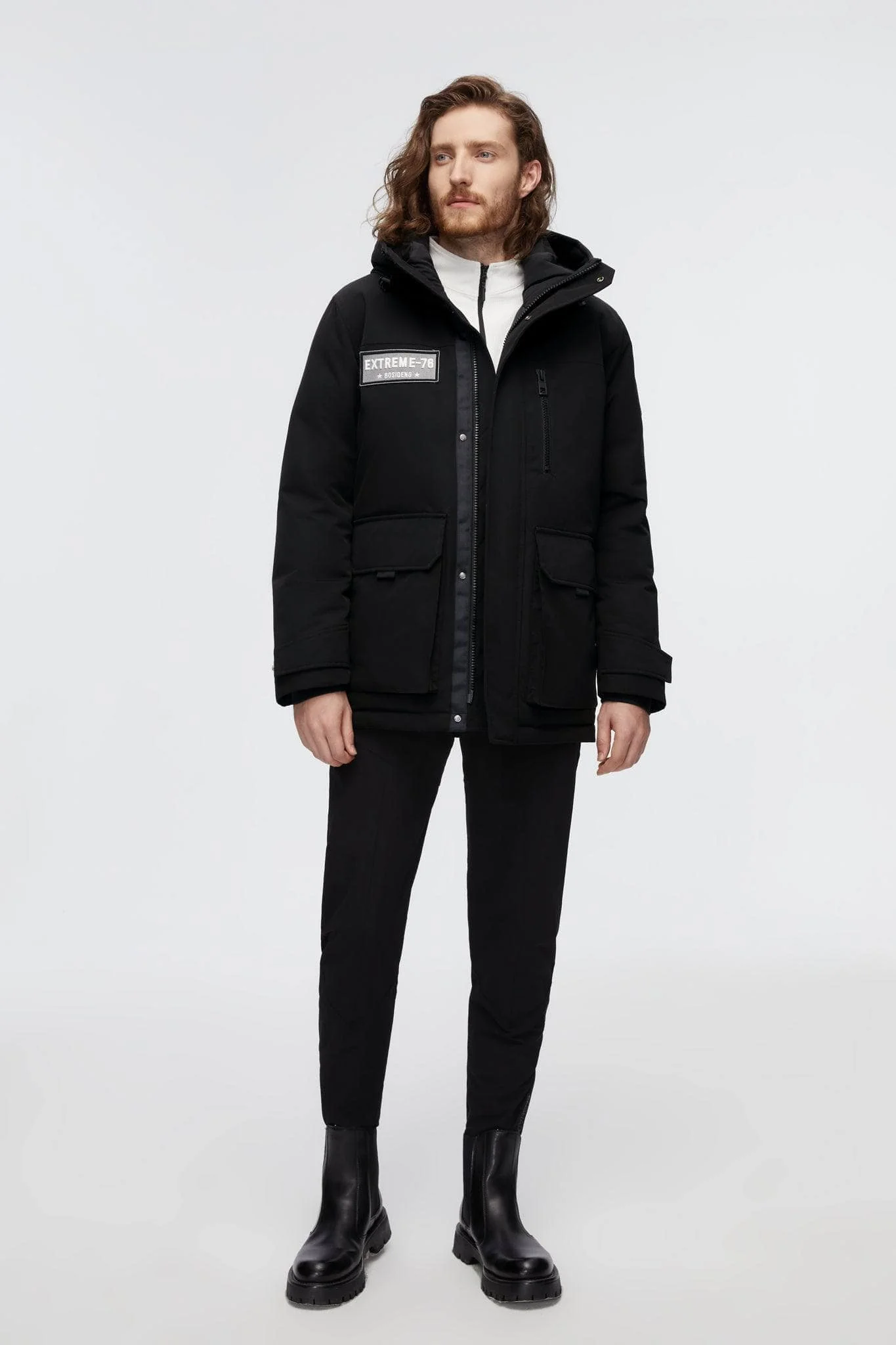 Extreme Short Goose Down Jacket With Hood - Image 13