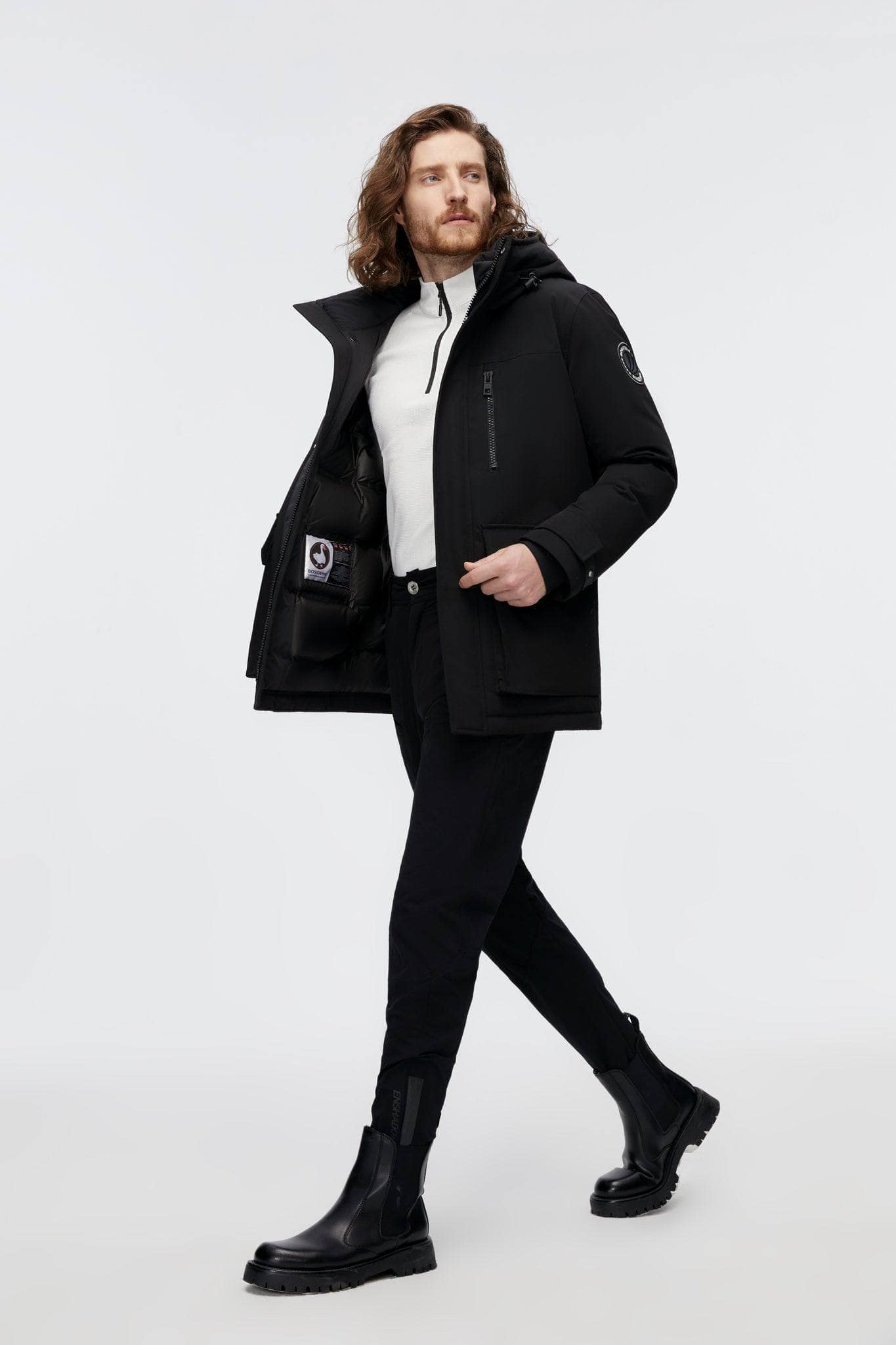 Extreme Short Goose Down Jacket With Hood - Image 14