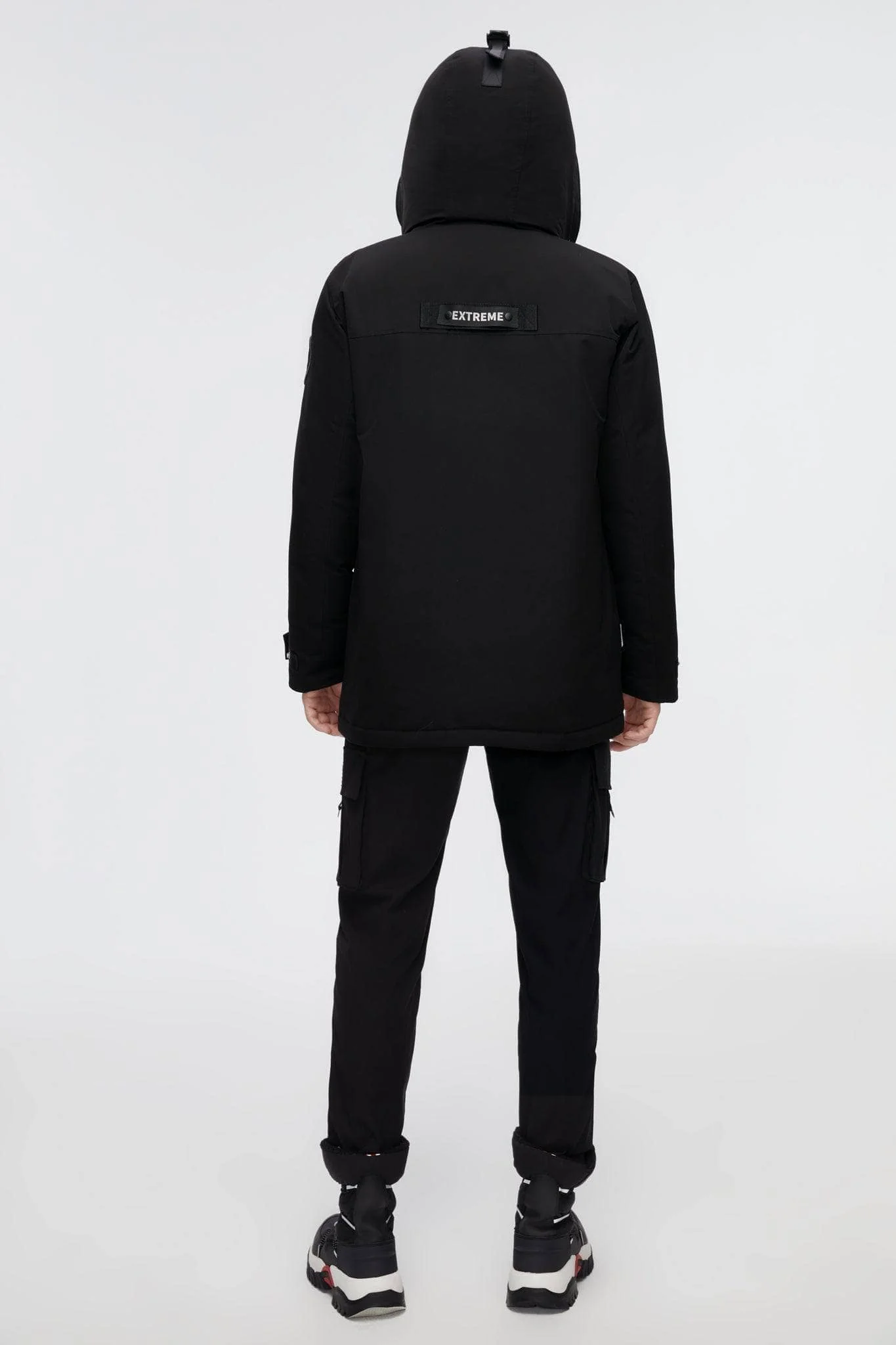 Extreme Short Goose Down Jacket With Hood - Image 15