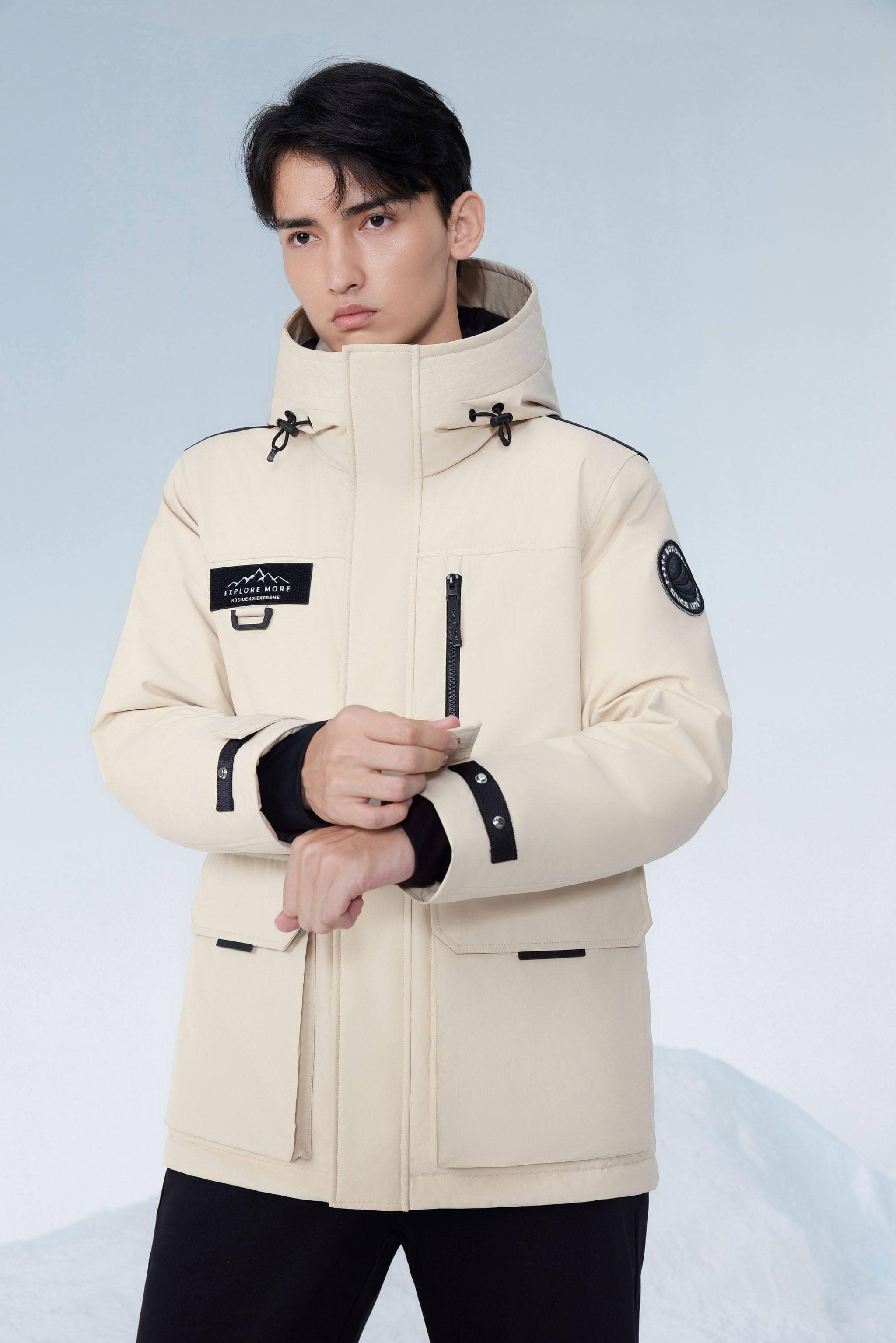 Extreme Short Goose Down Jacket With Hood - Image 23